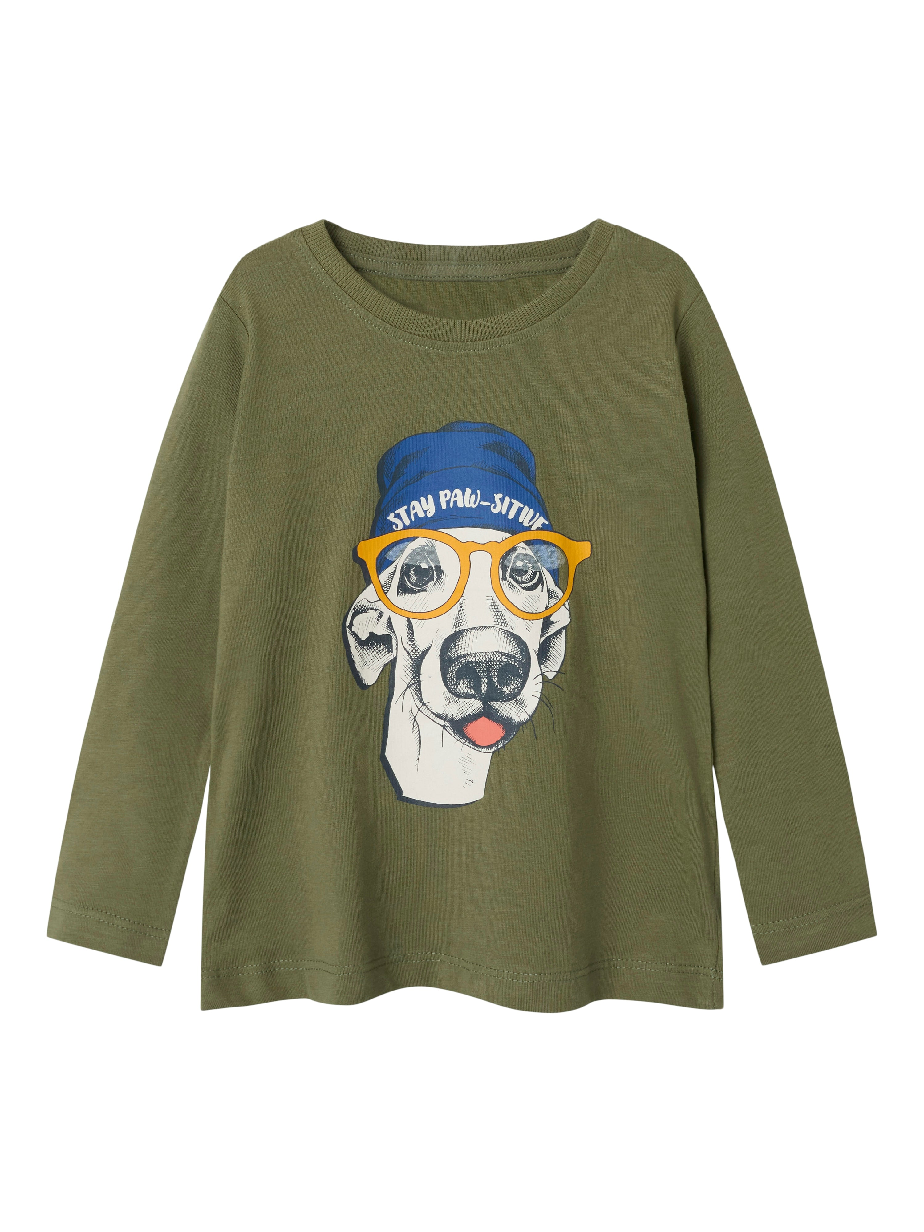 Camiseta Perrito Gafas Verde Mini
