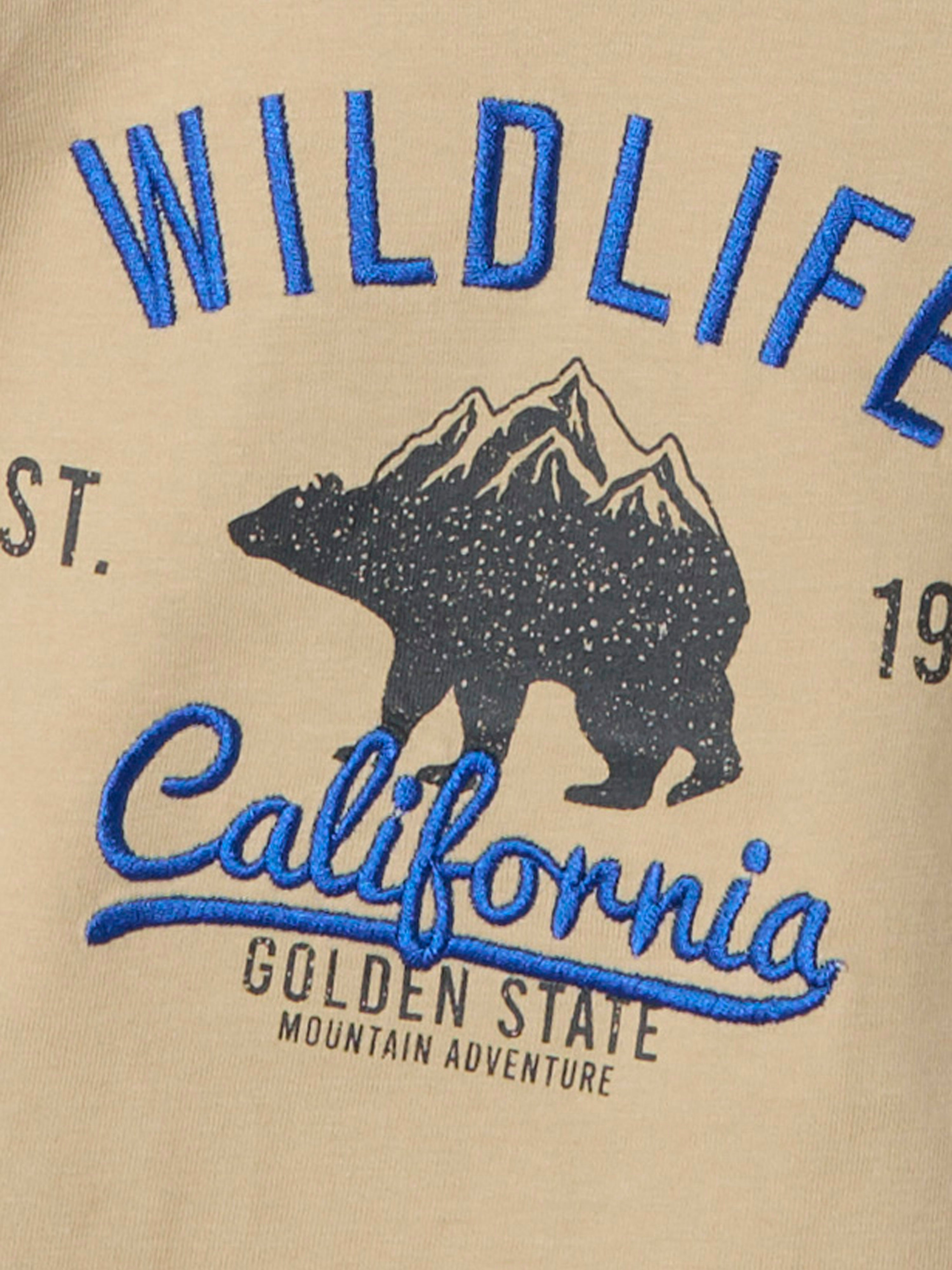 Camiseta Mountain Beige Mini