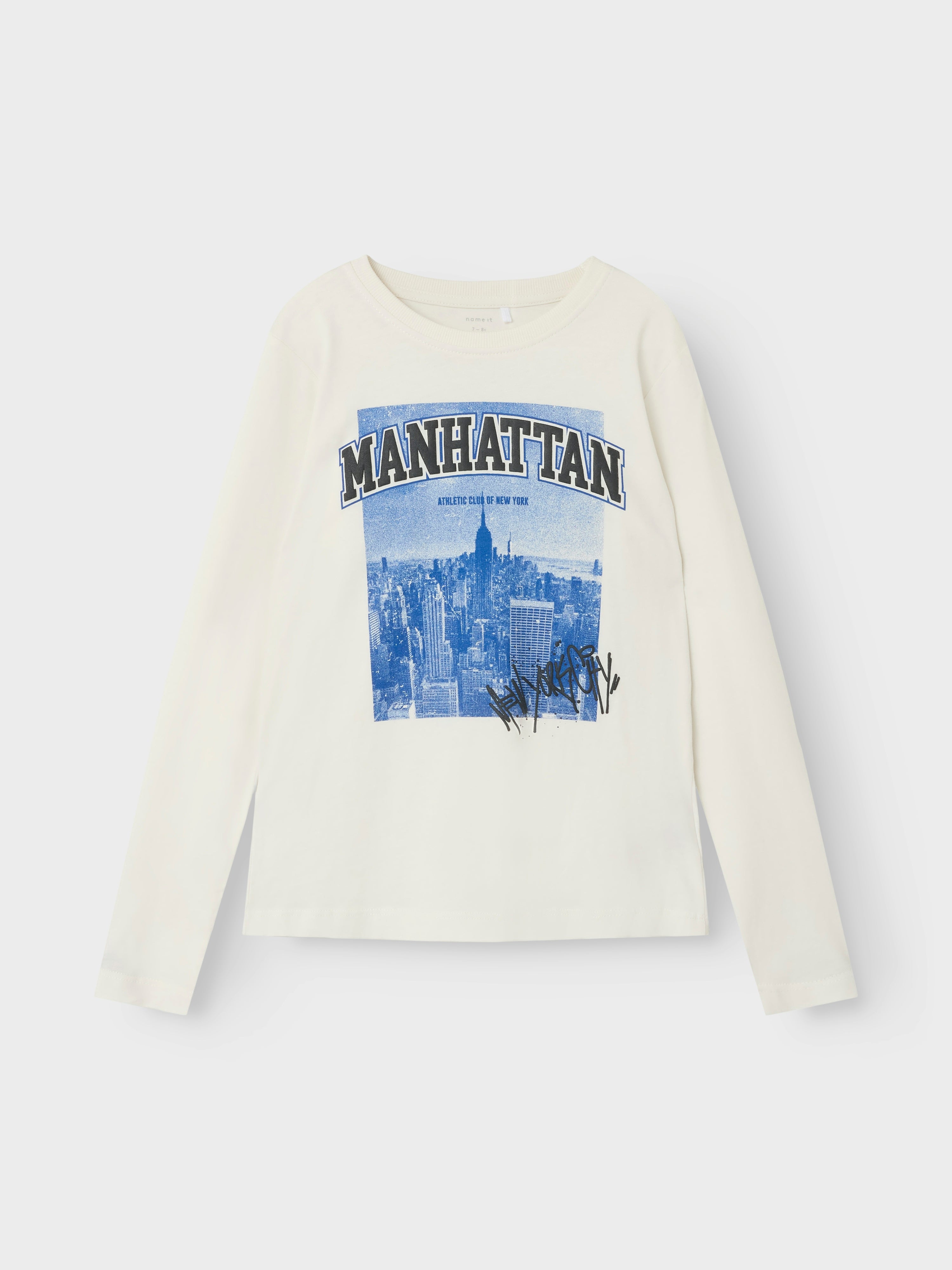 Camiseta Manhattan Blanca Kid