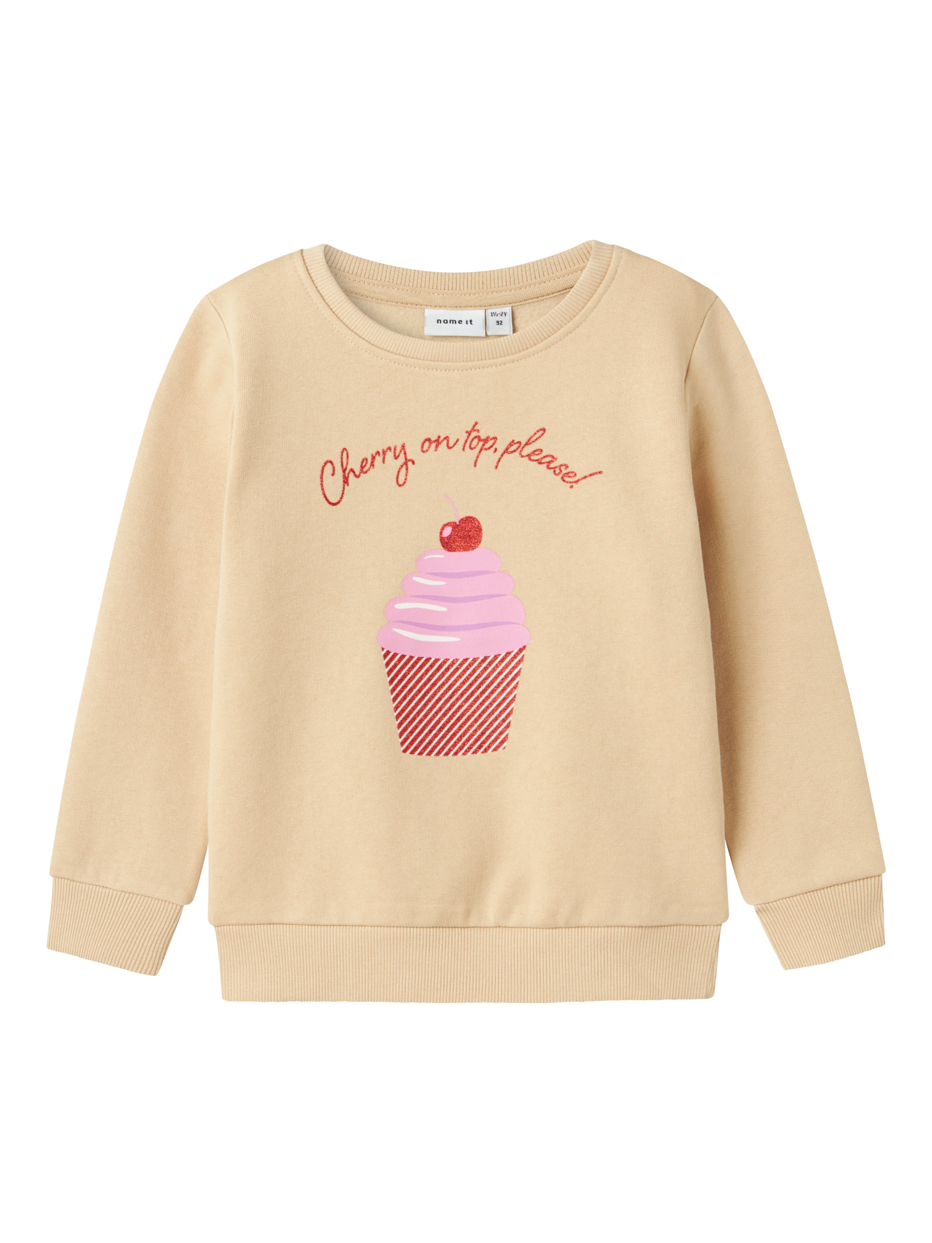 Sudadera Cherry Beige Mini