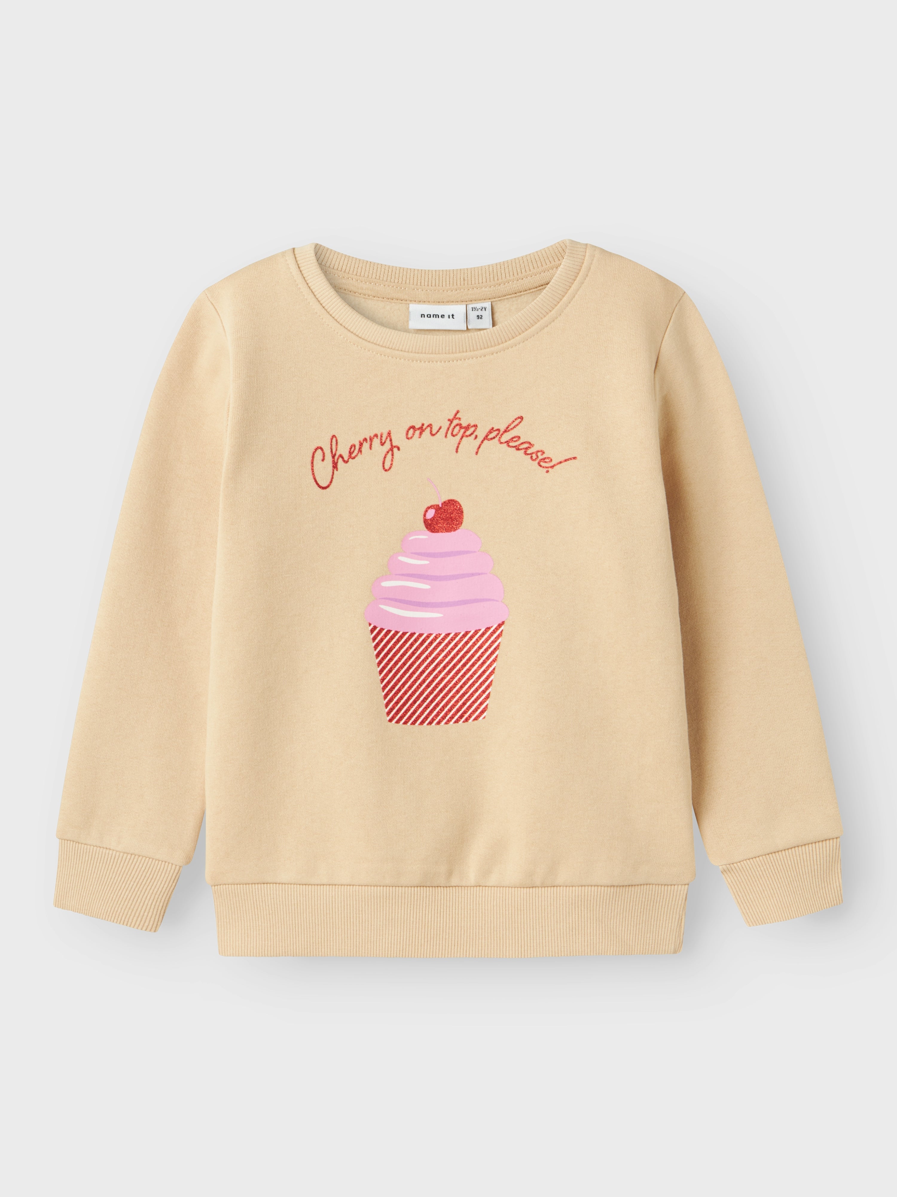 Sudadera Cherry Beige Mini