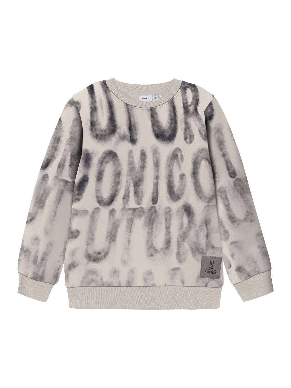 Sudadera Letras Kid Blanca