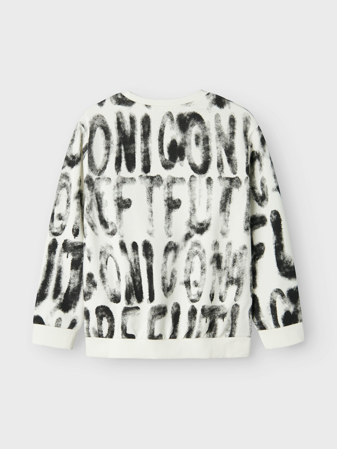 Sudadera Letras Kid Blanca
