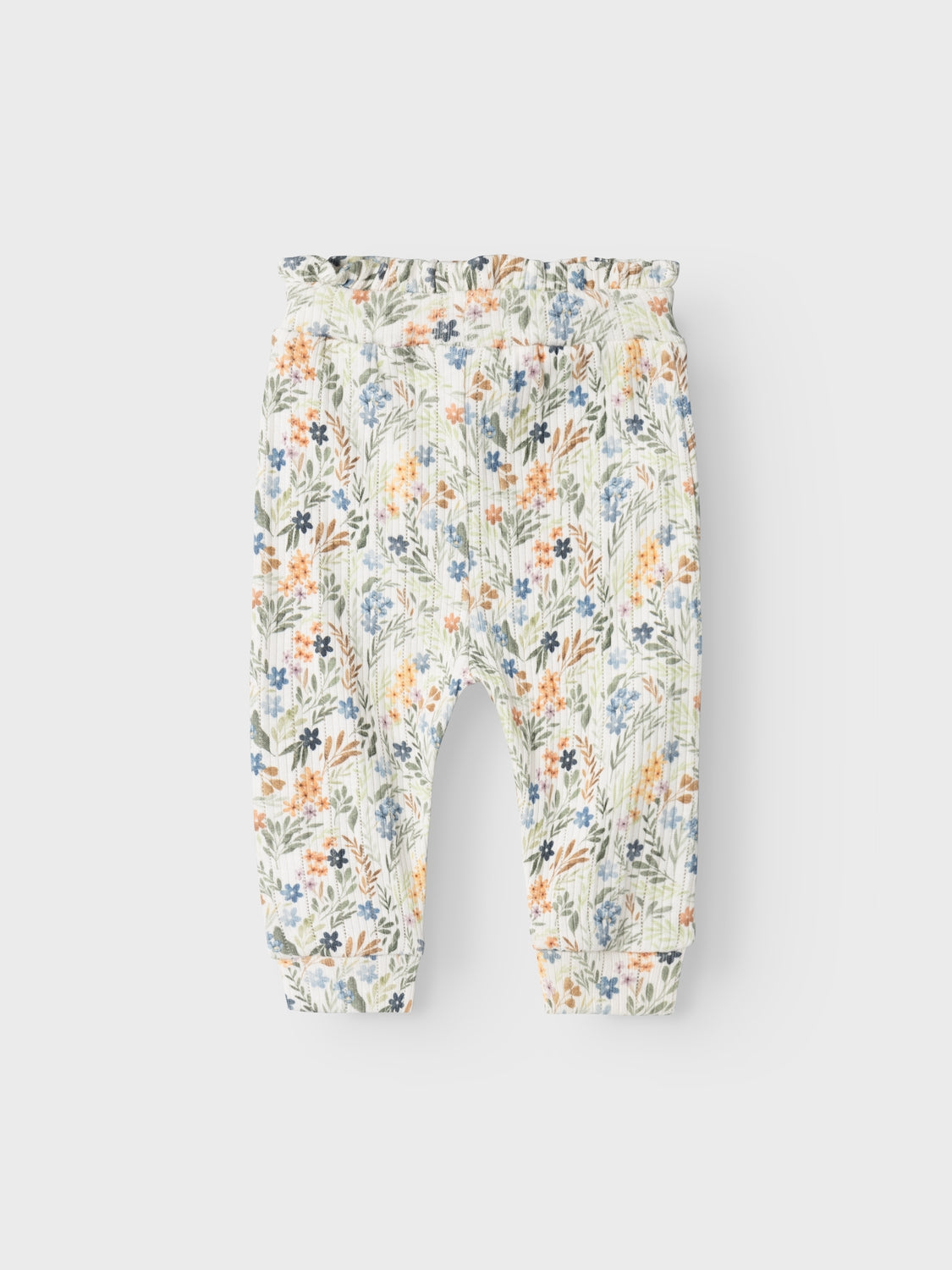 Pantalón Floral Bebé Blanco