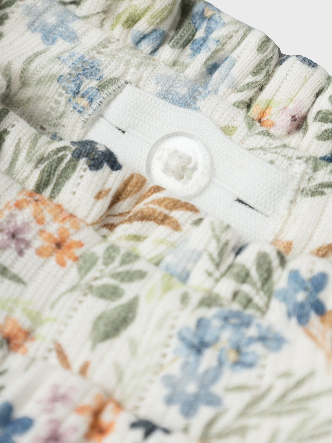 Pantalón Floral Bebé Blanco