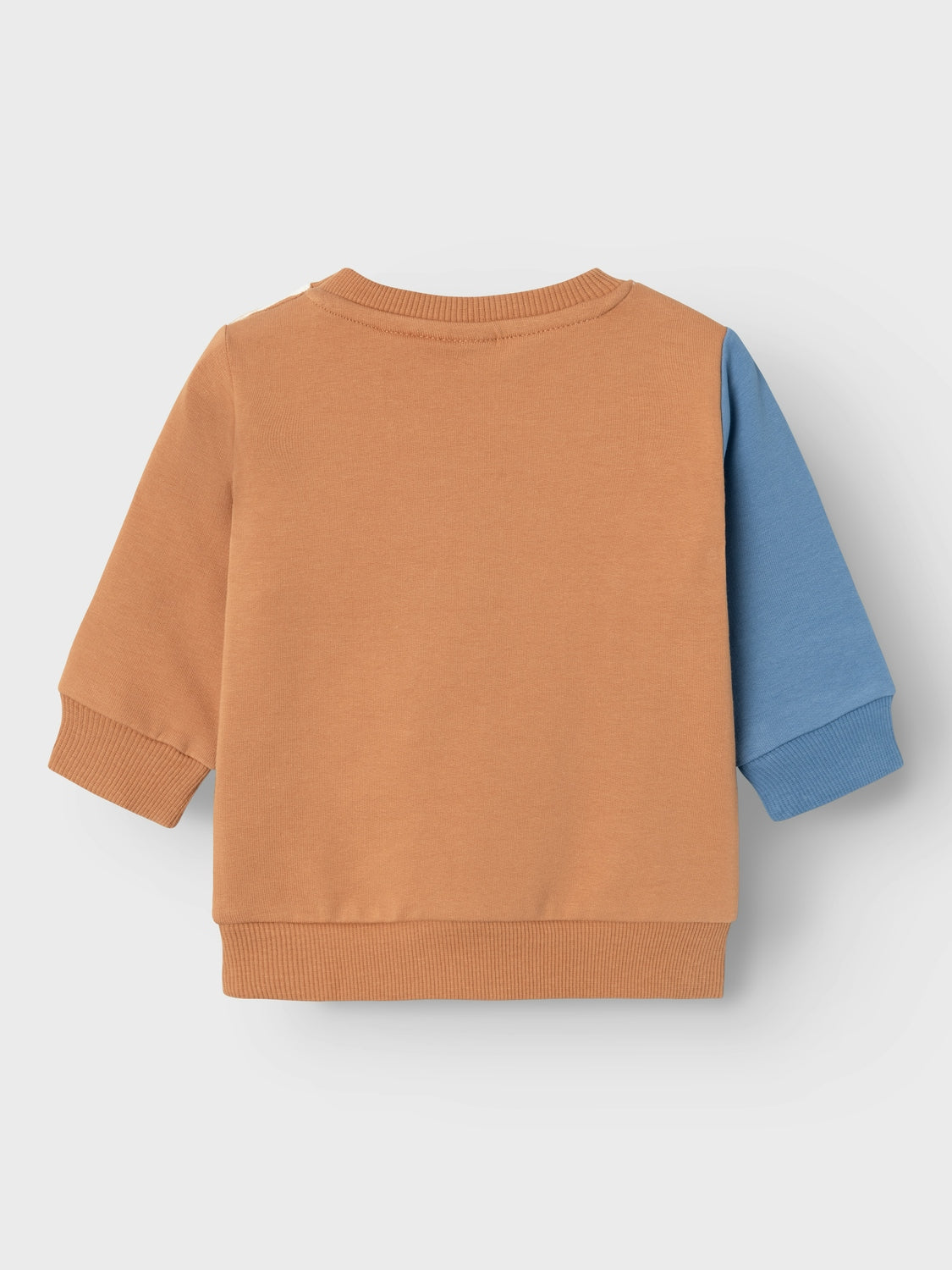 Sudadera Tricolor Perrito Bebé Marrón