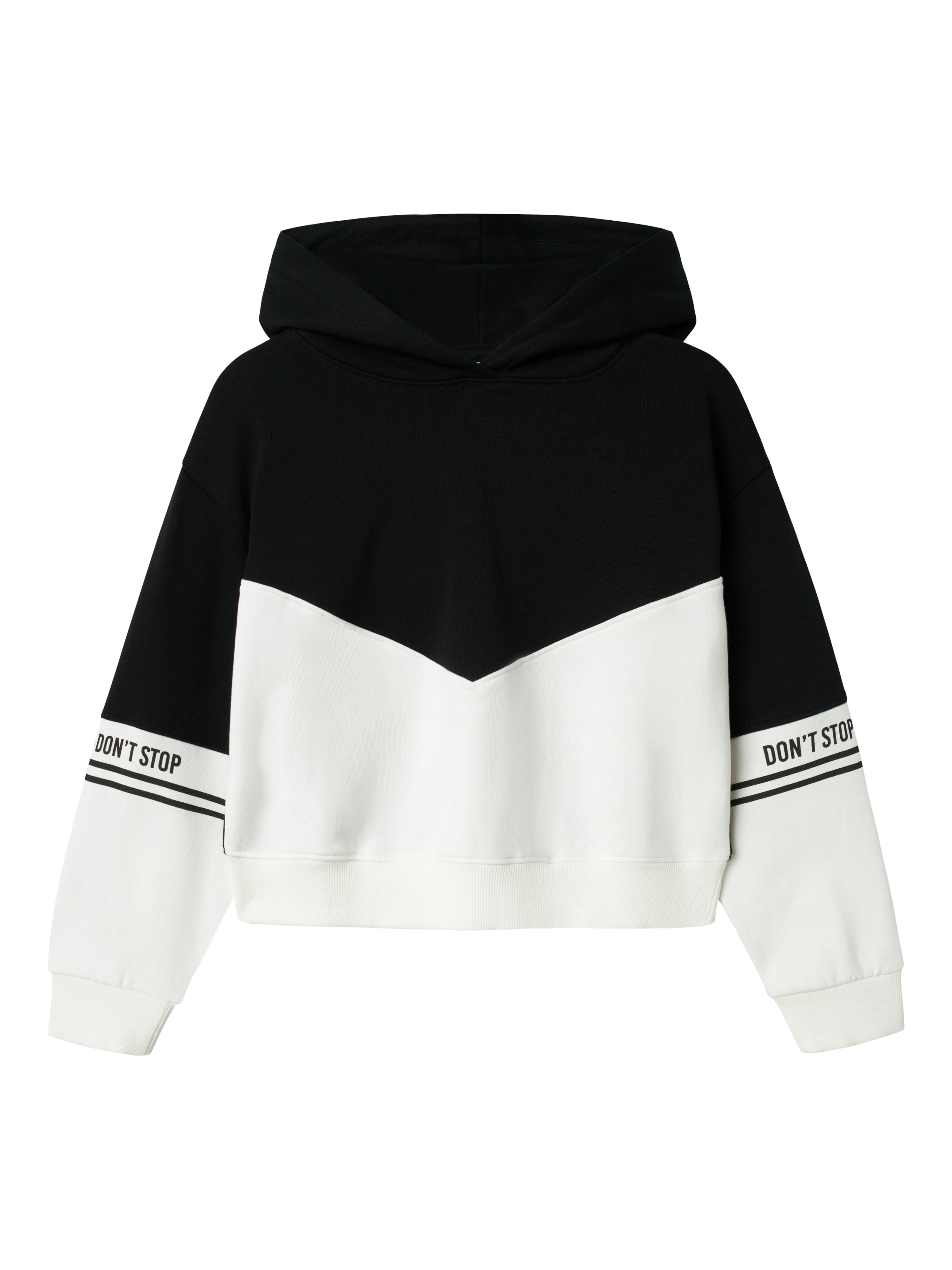 Sudadera Bicolor Kid Blanco/Negro
