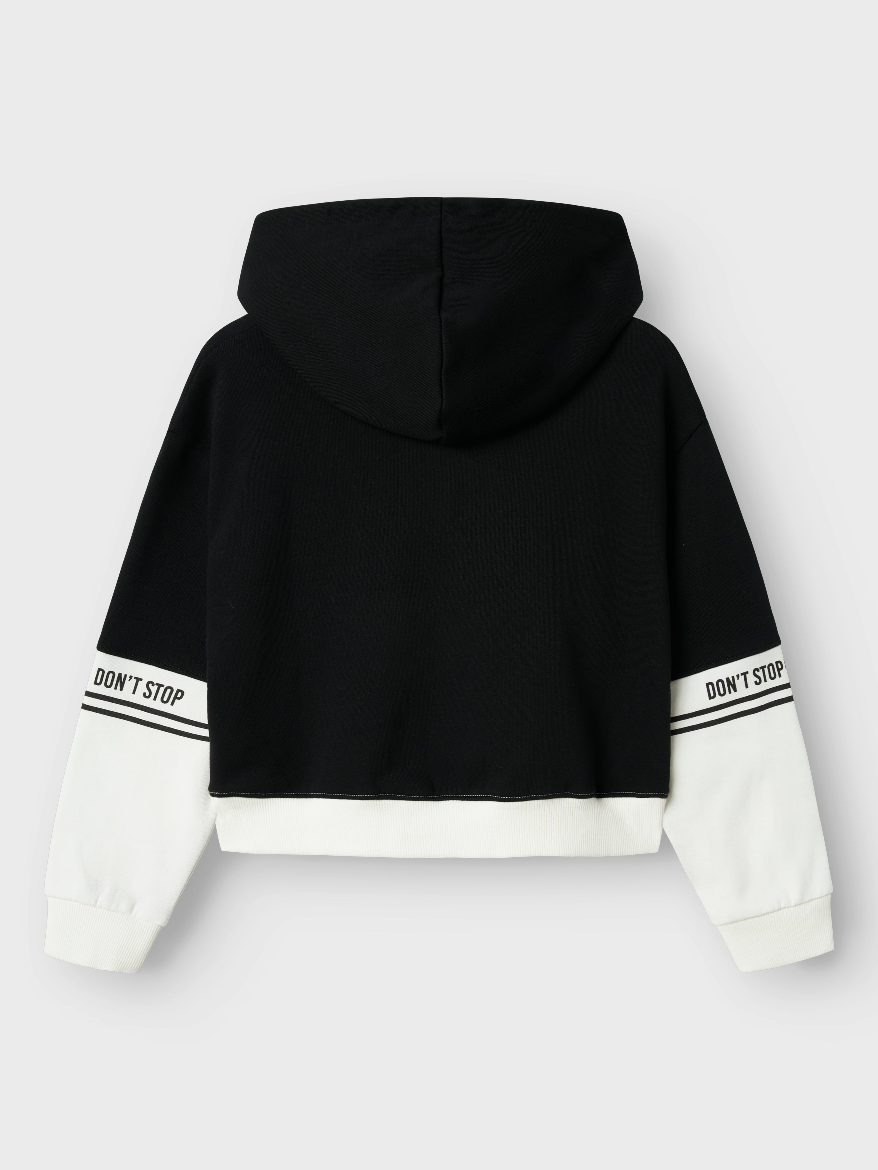 Sudadera Bicolor Kid Blanco/Negro