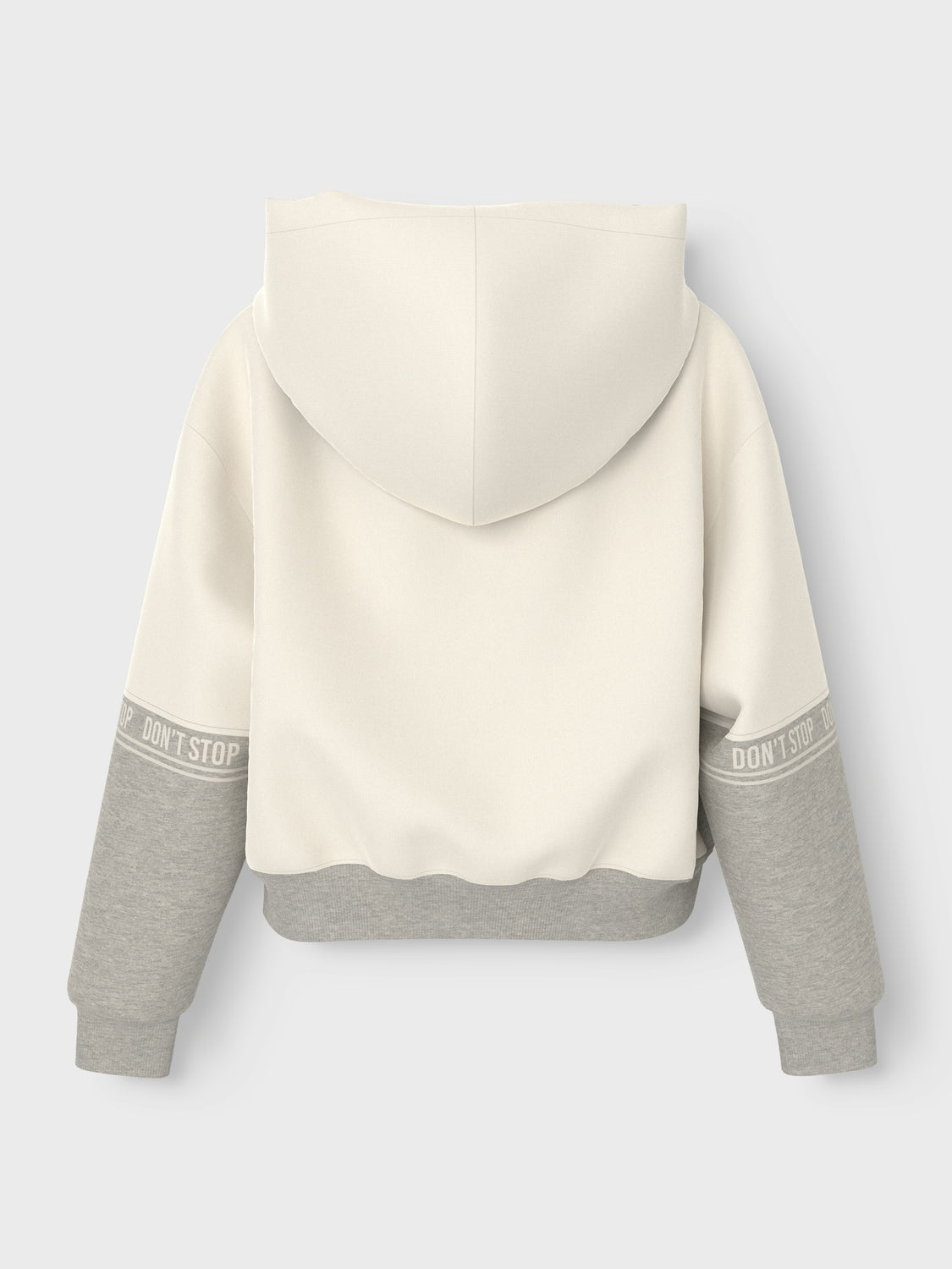 Sudadera Bicolor Gris/Blanco