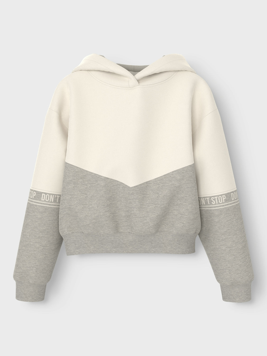 Sudadera Bicolor Gris/Blanco