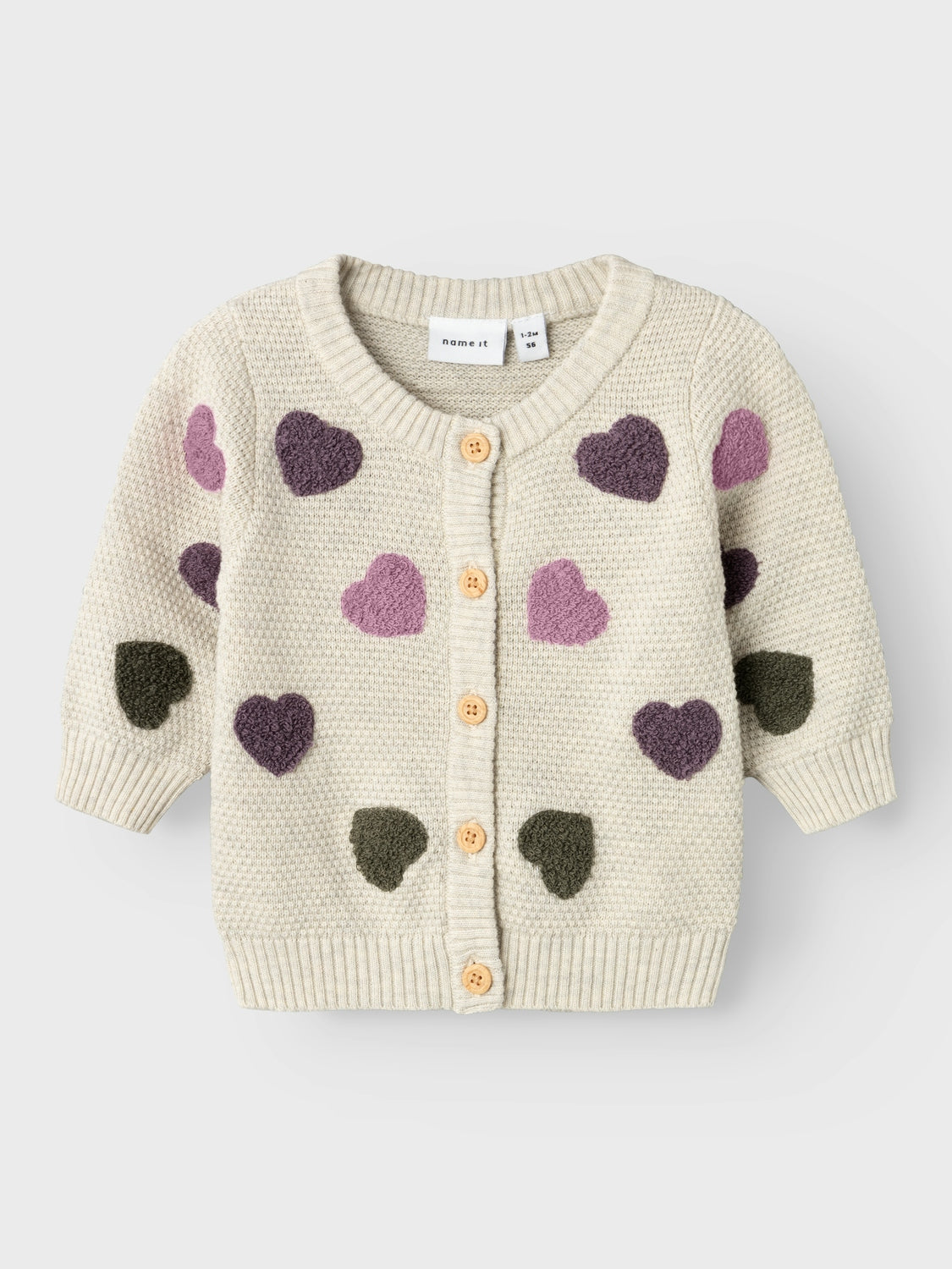 Chaqueta Punto Corazones Bebé