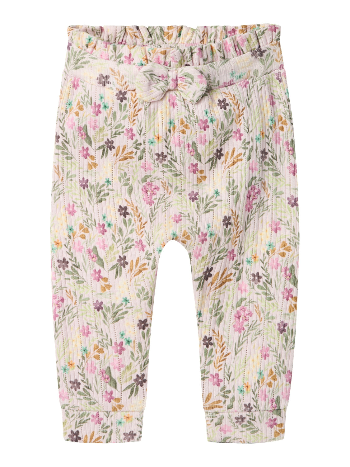 Pantalón Floral Bebé Rosa