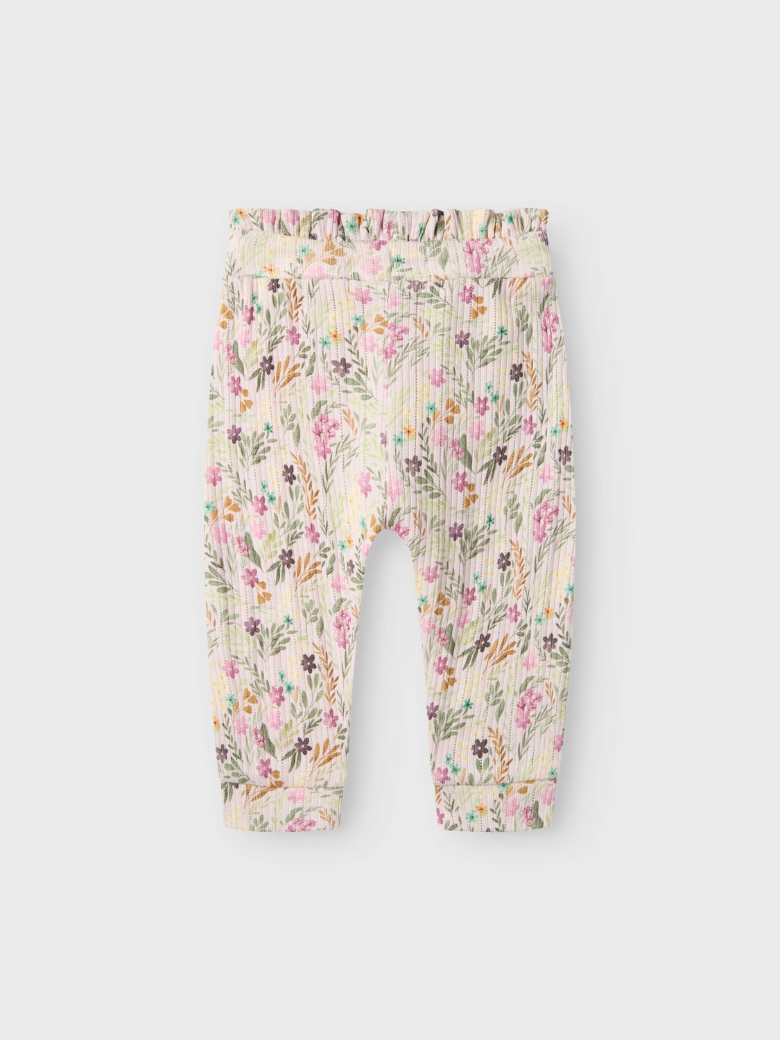 Pantalón Floral Bebé Rosa