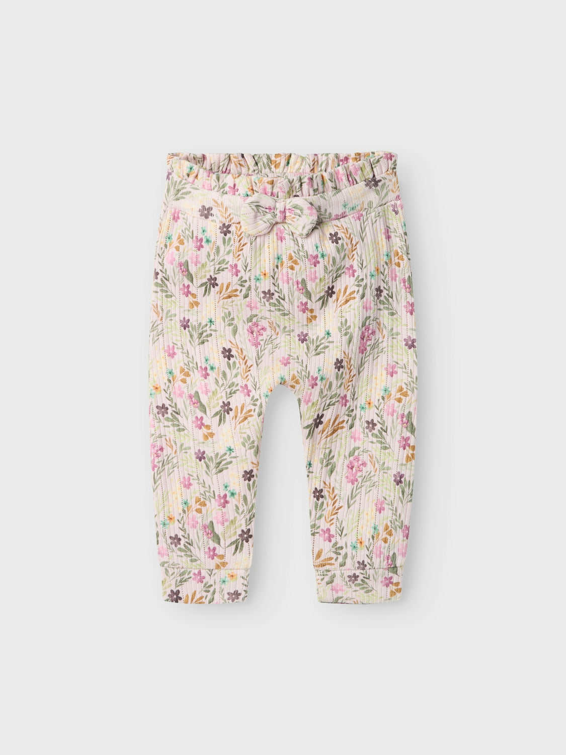 Pantalón Floral Bebé Rosa