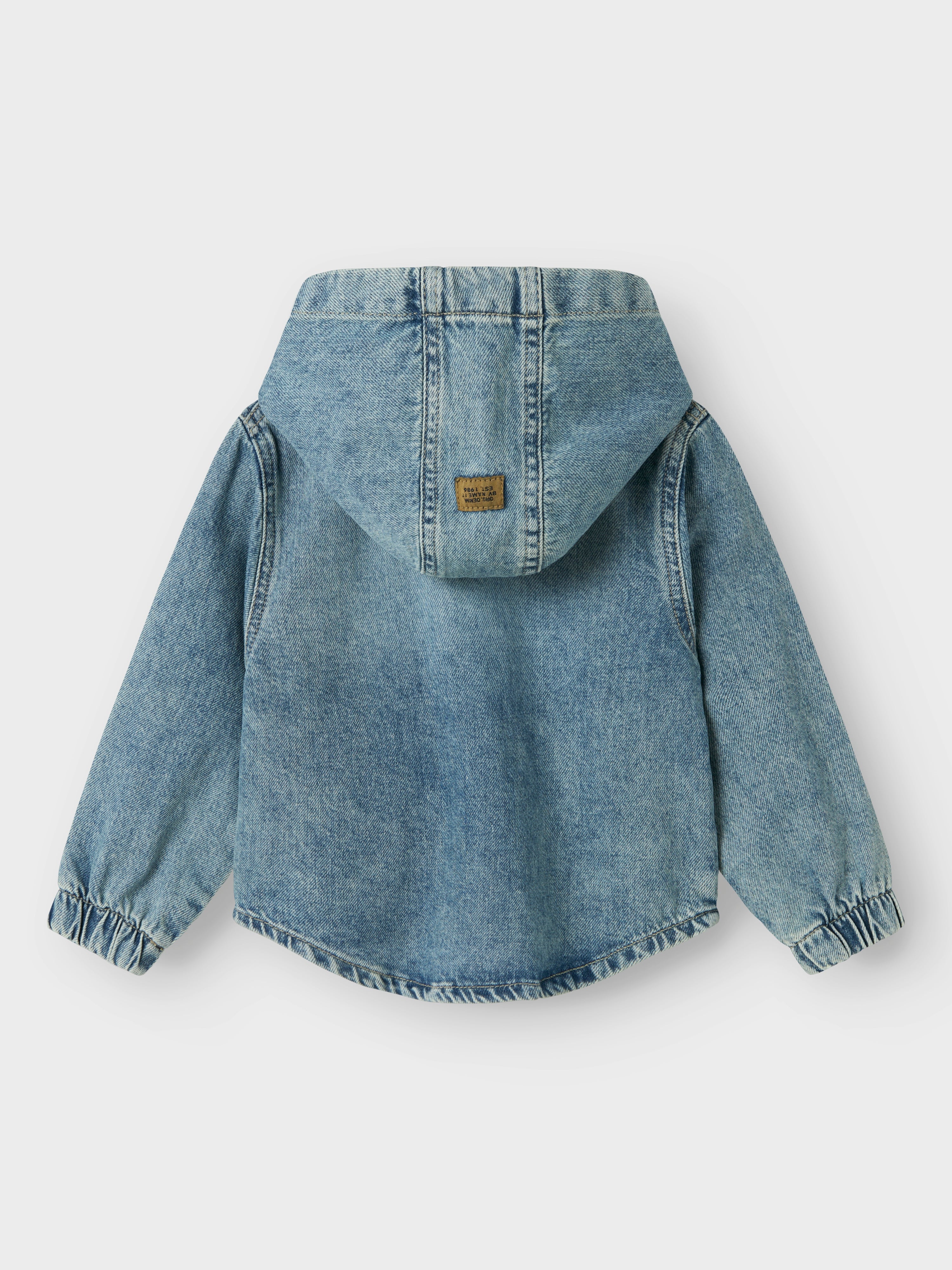 Chaqueta Denim Capucha Mini