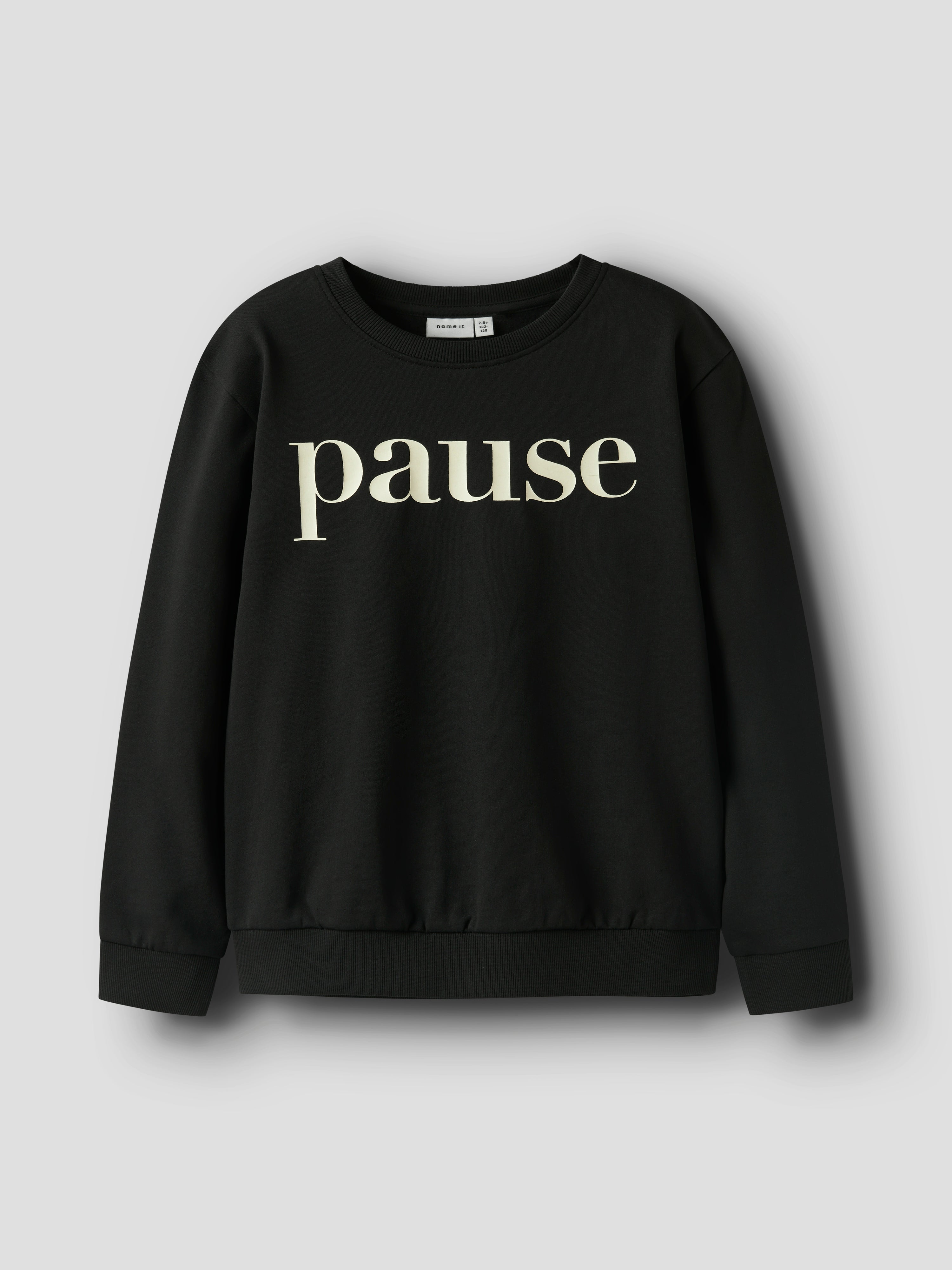 Sudadera Pause Negra Kid