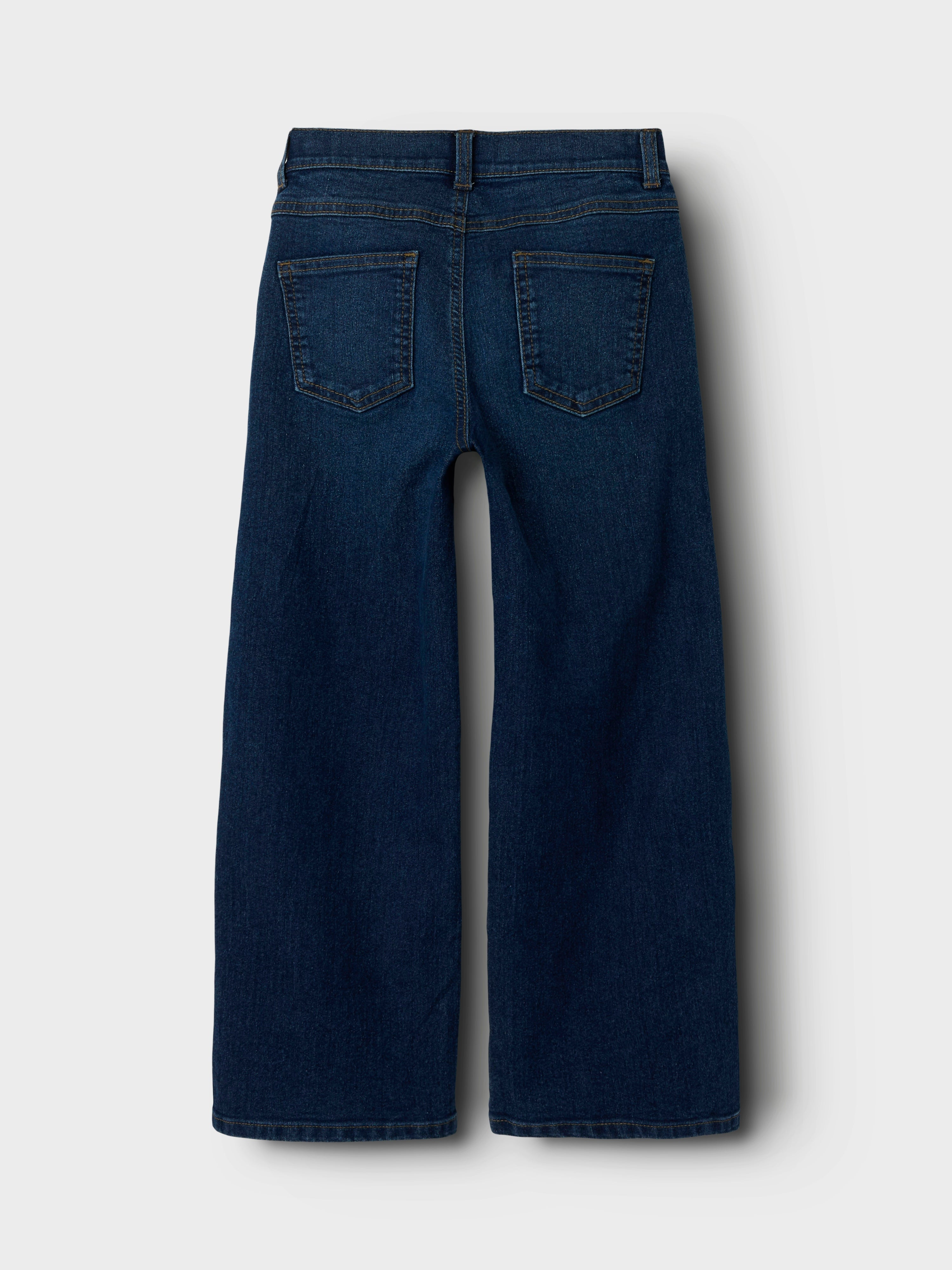 Jeans Wide Dark Blue Kid