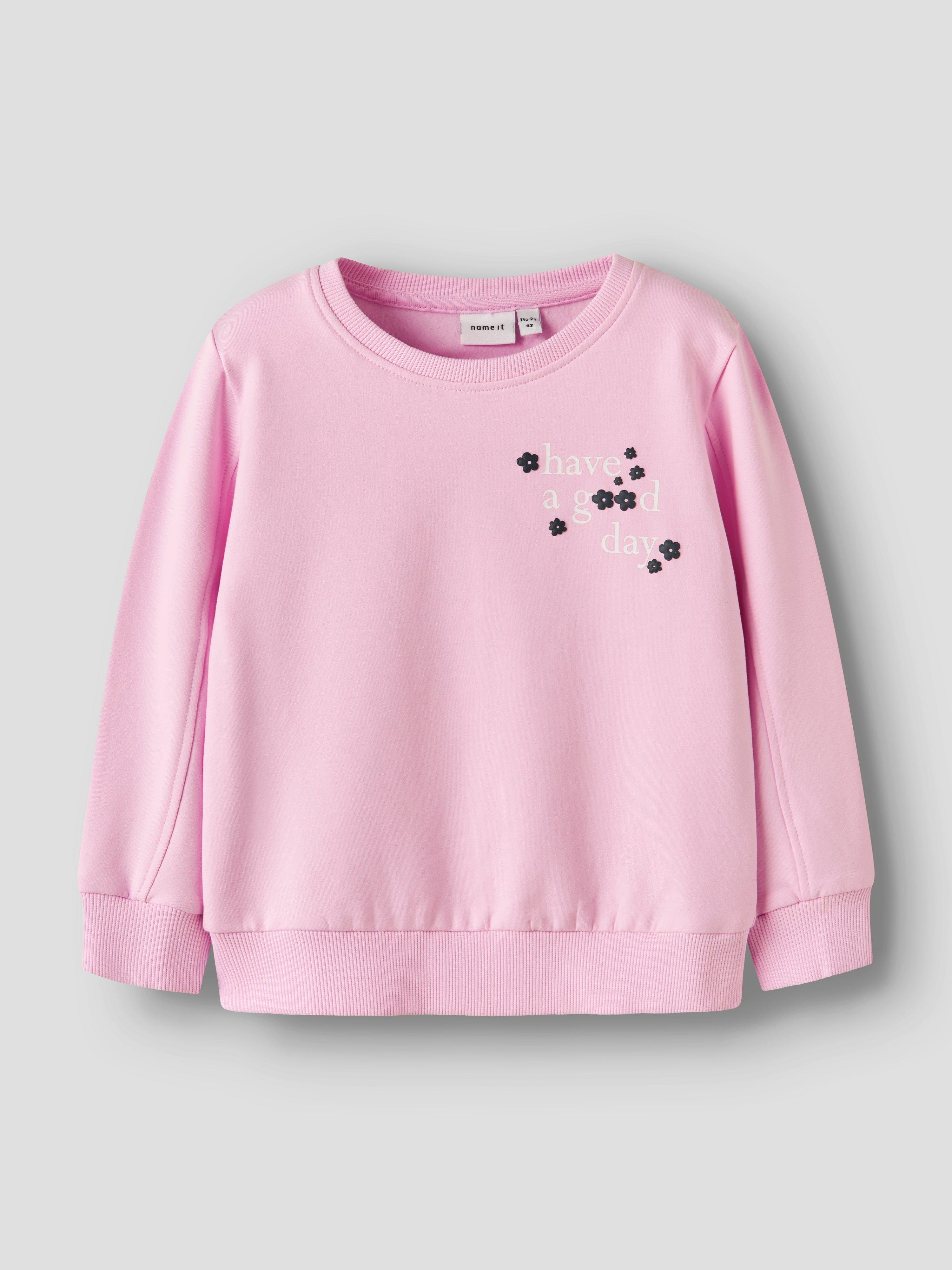 Sudadera Good Day Rosa Mini