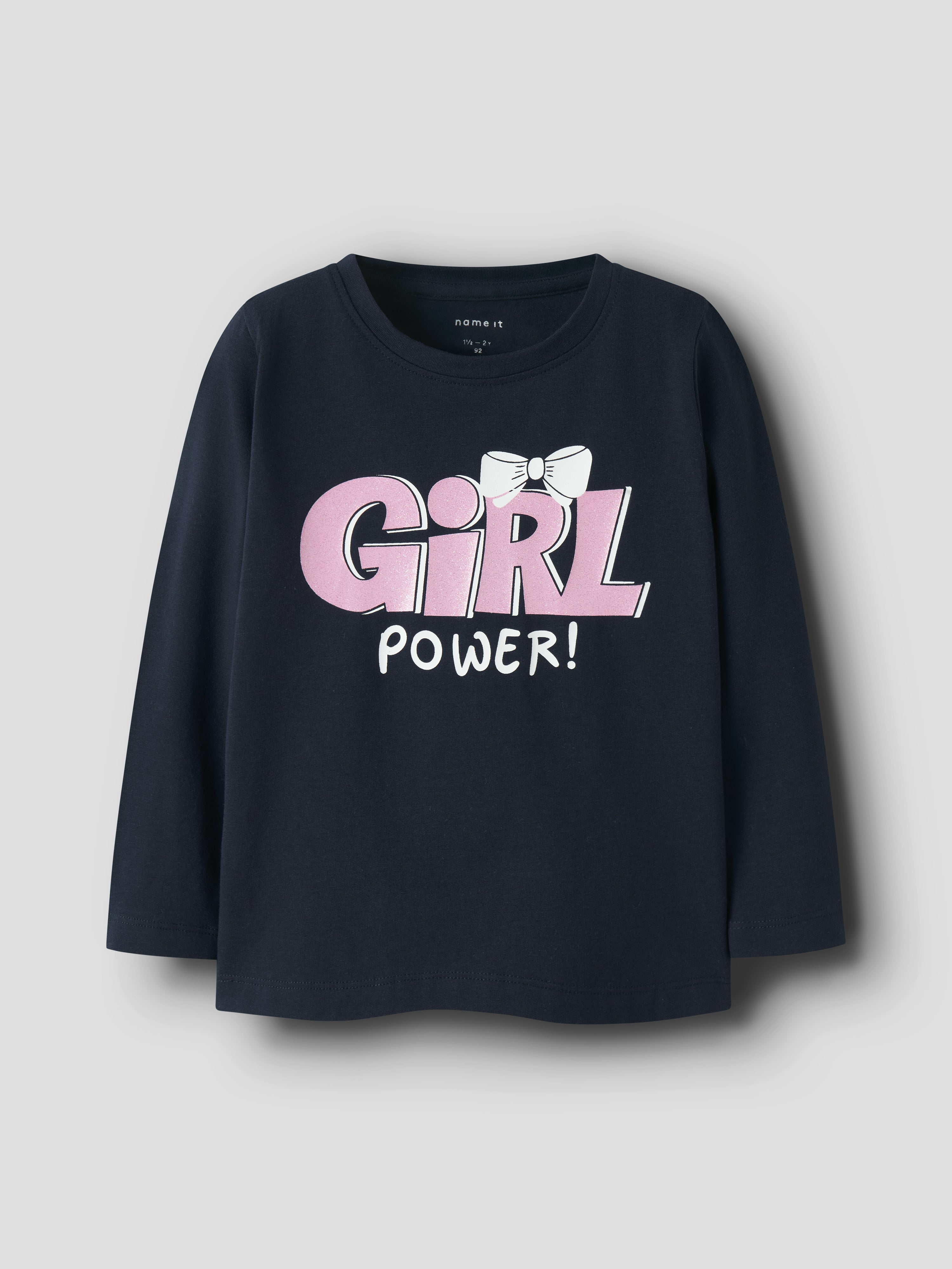 Camiseta Glitter Marino Mini