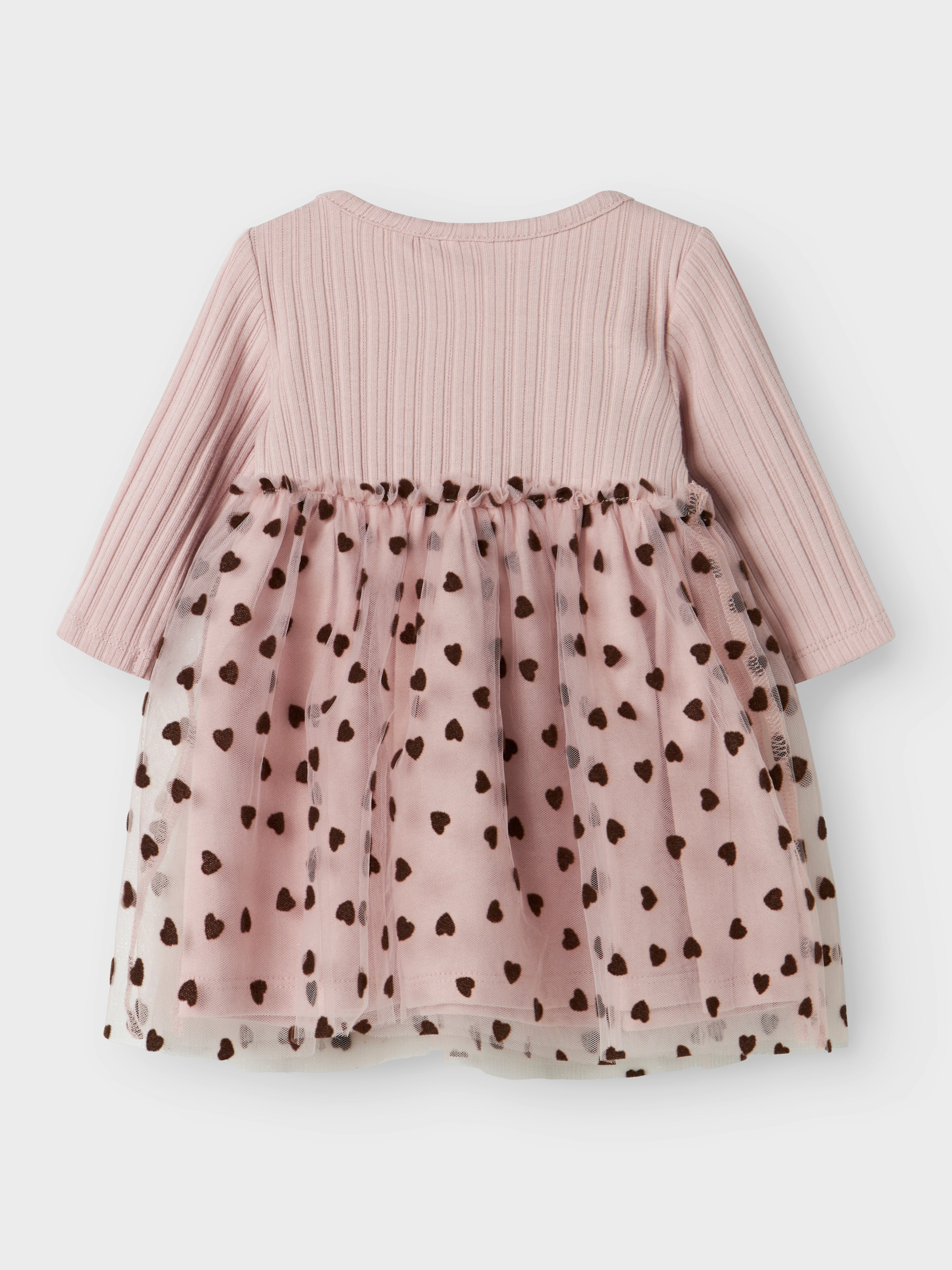 Vestido Tul Corazones Lila