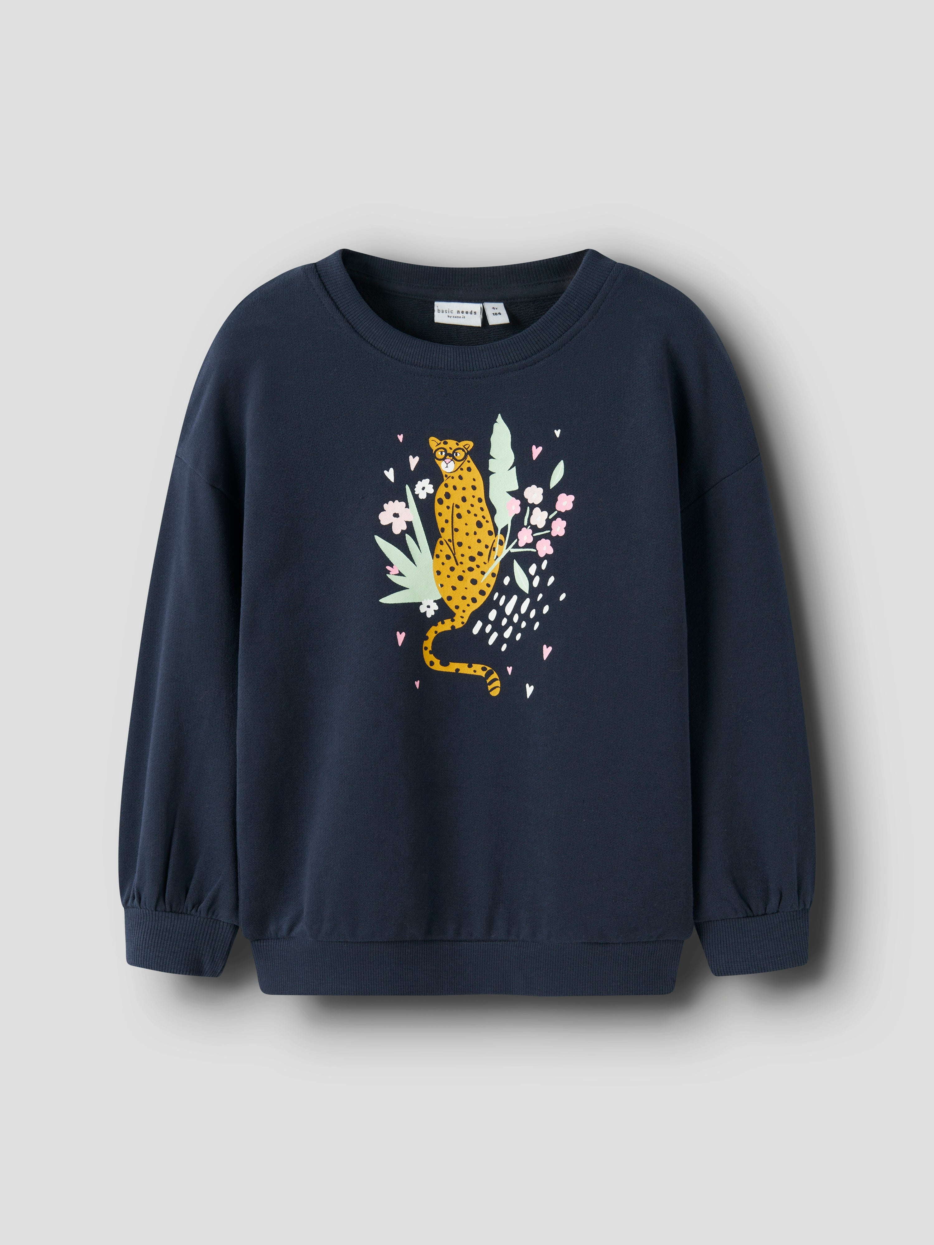 Sudadera Guepardo Marino Mini
