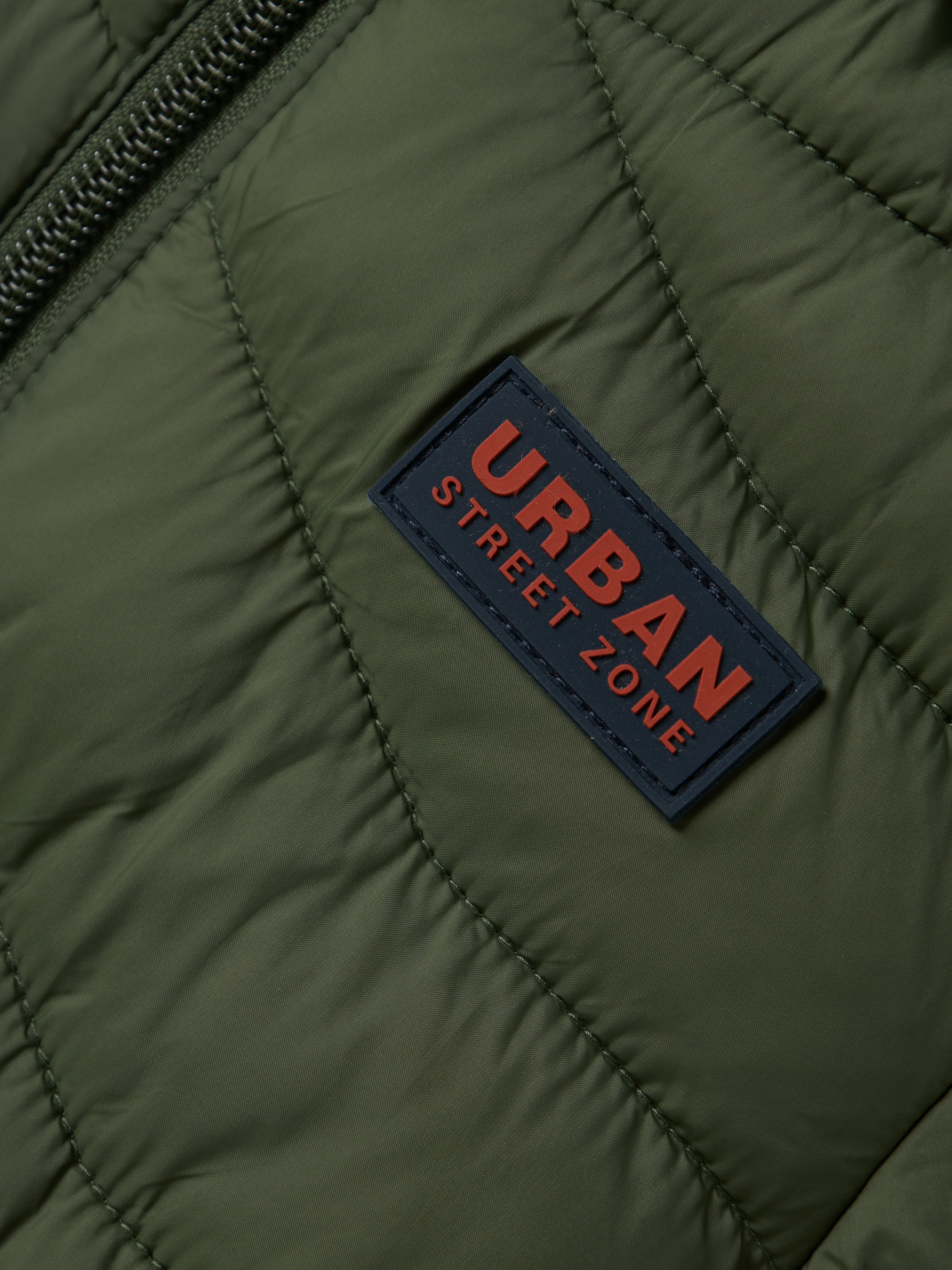 Chaqueta Acolchada Verde Junior