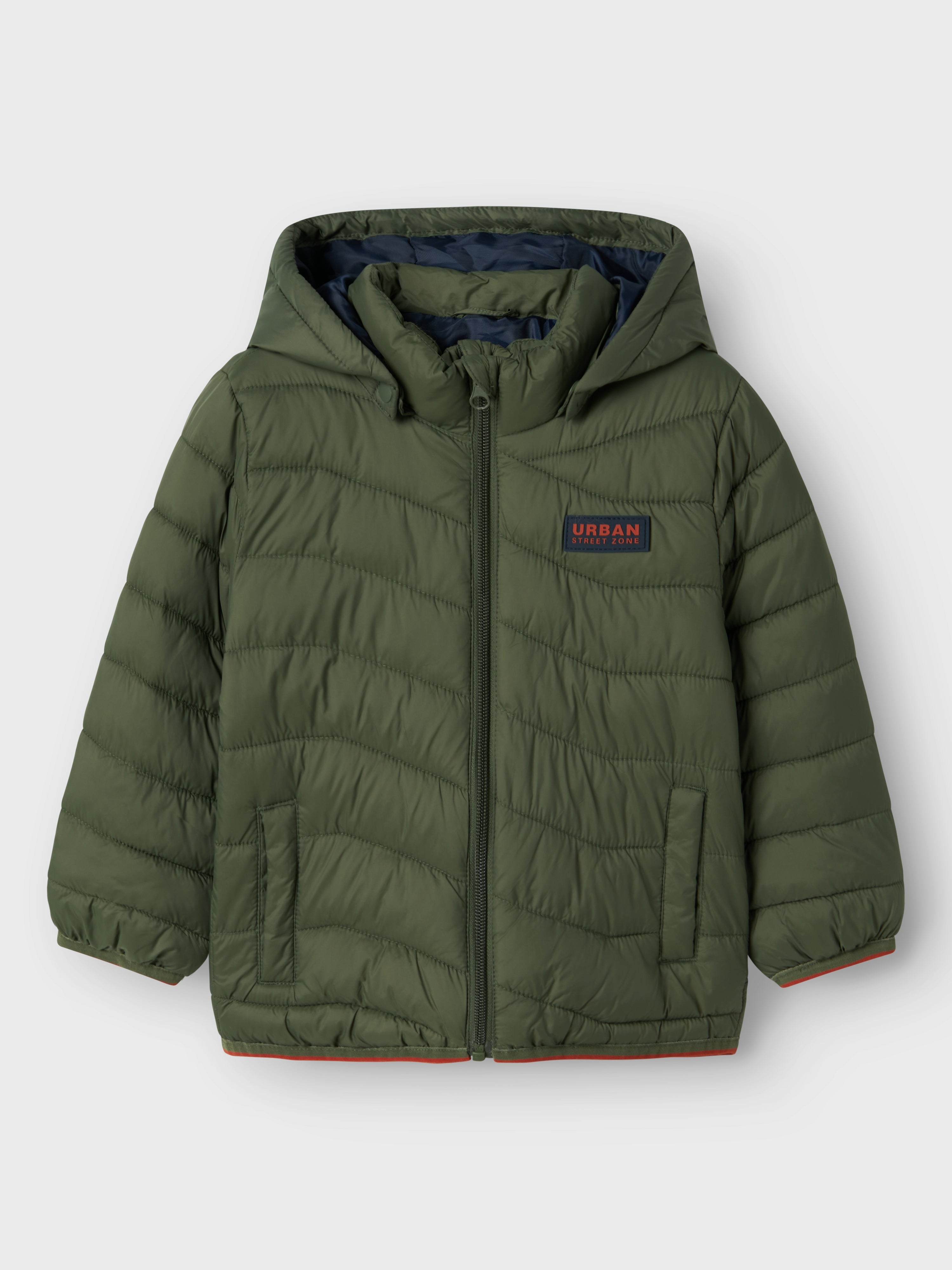 Chaqueta Acolchada Verde Junior