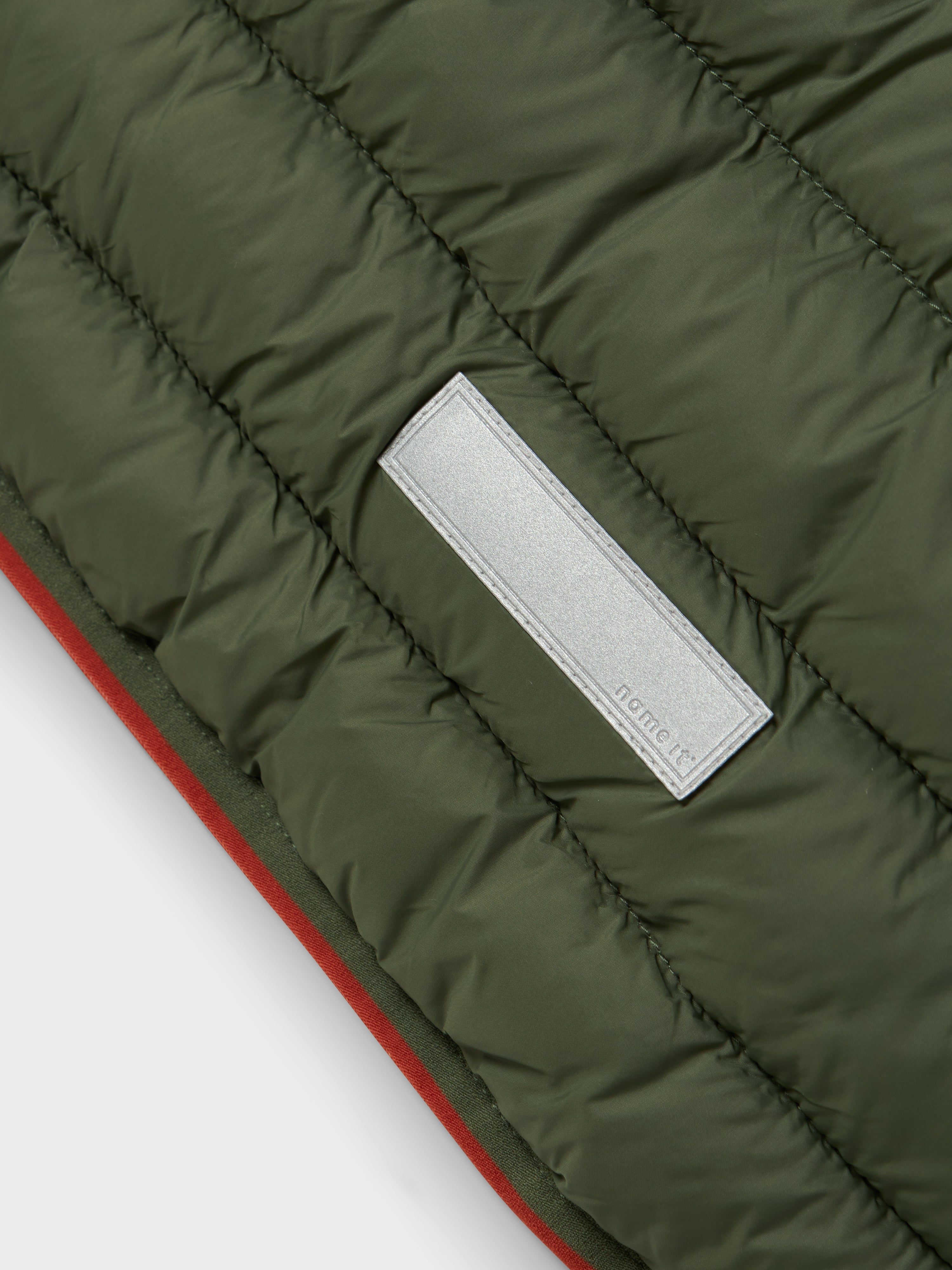 Chaqueta Acolchada Verde Junior