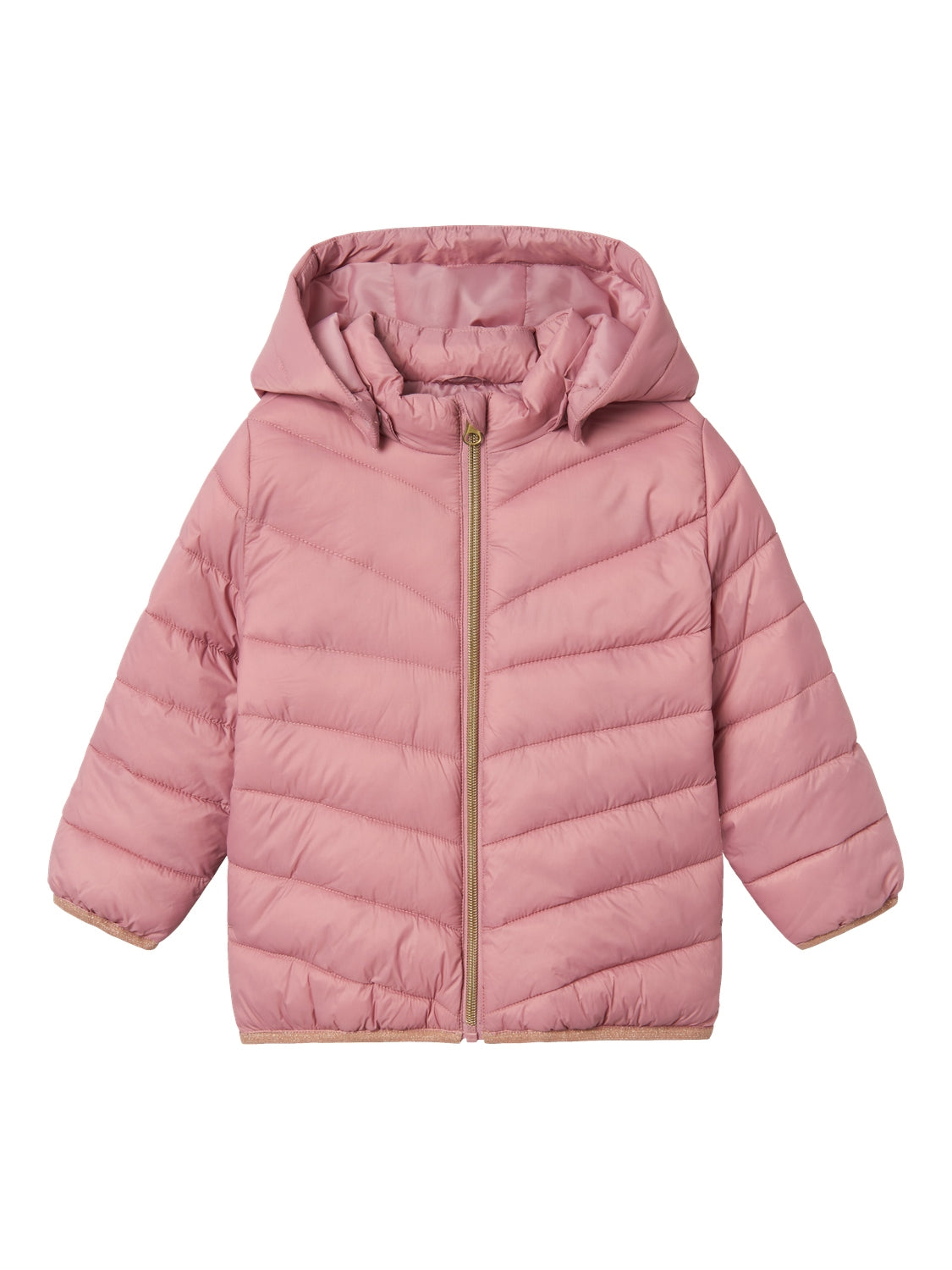 Chaqueta Acolchada Rosa Mini