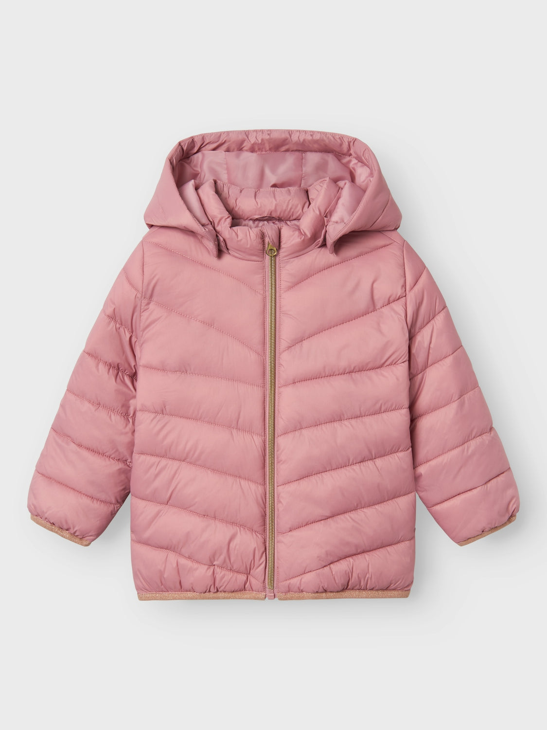 Chaqueta Acolchada Rosa Mini