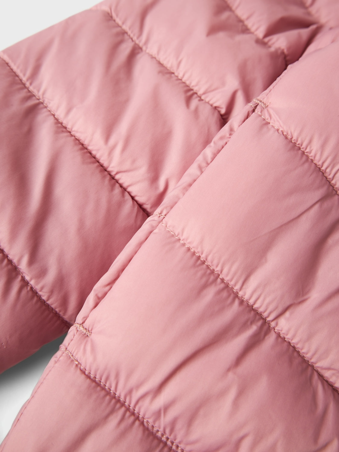 Chaqueta Acolchada Rosa Mini