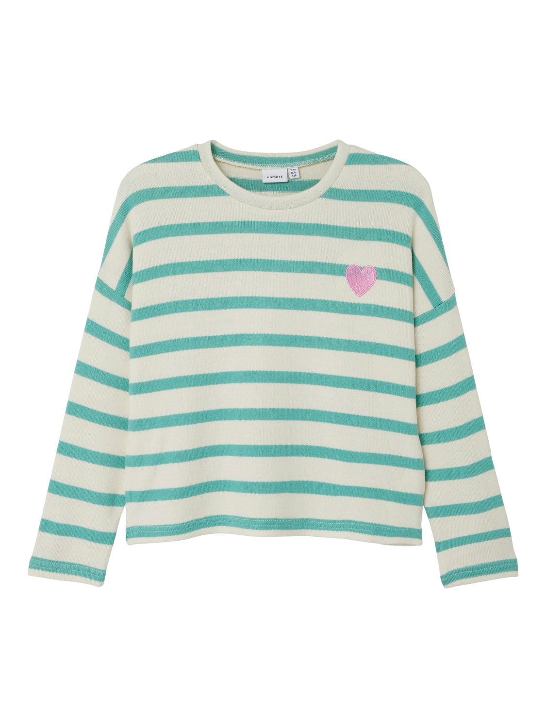 Jersey Rayas Corazón Kid Turquesa