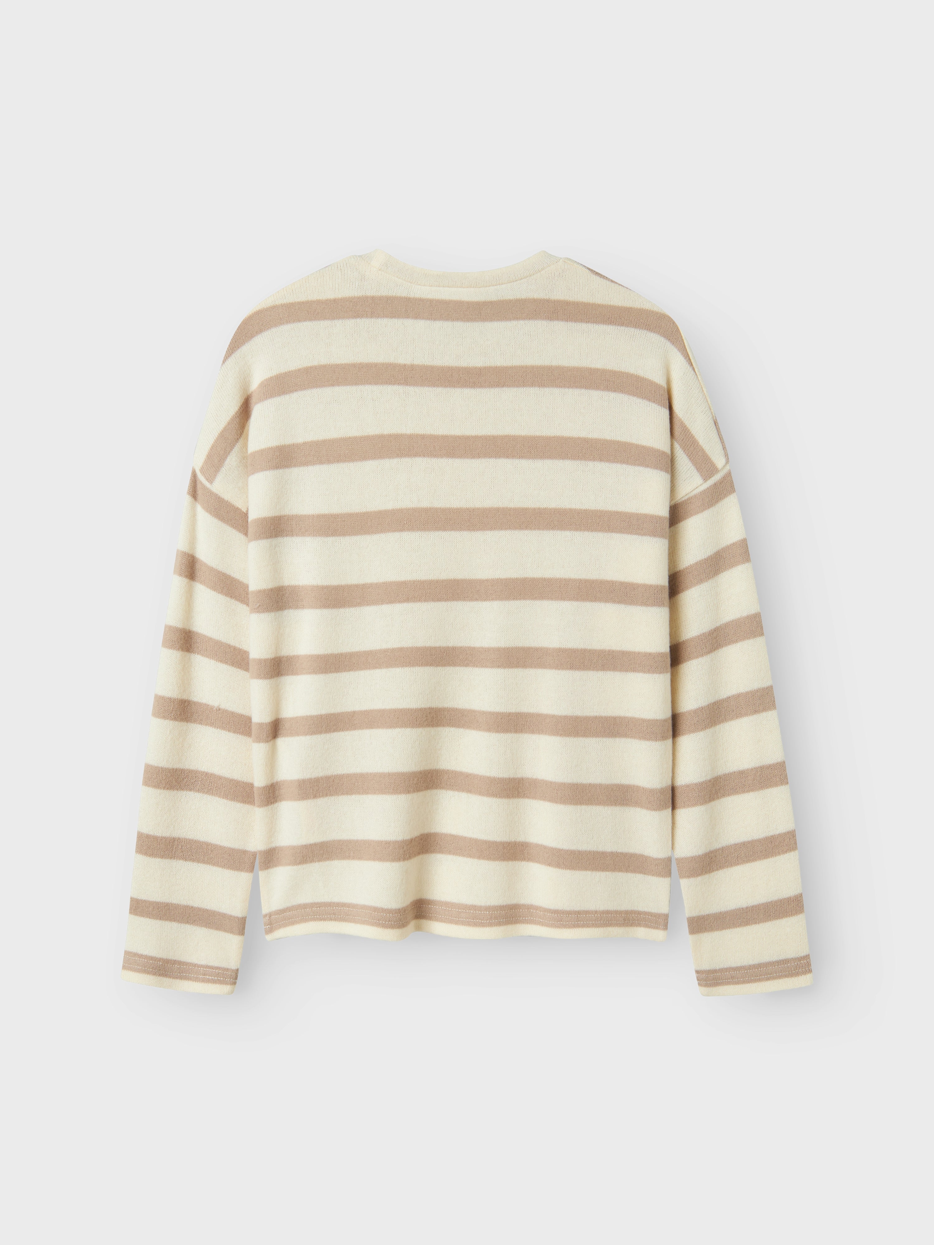 Jersey Rayas Corazón Kid Beige