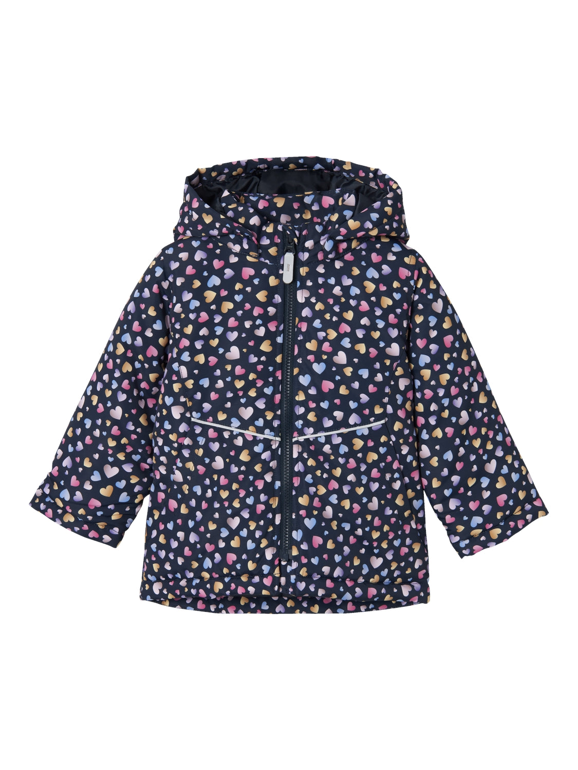 Chaqueta Plumas Corazones Marino