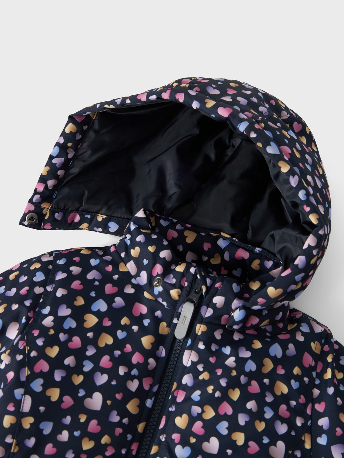 Chaqueta Plumas Corazones Marino