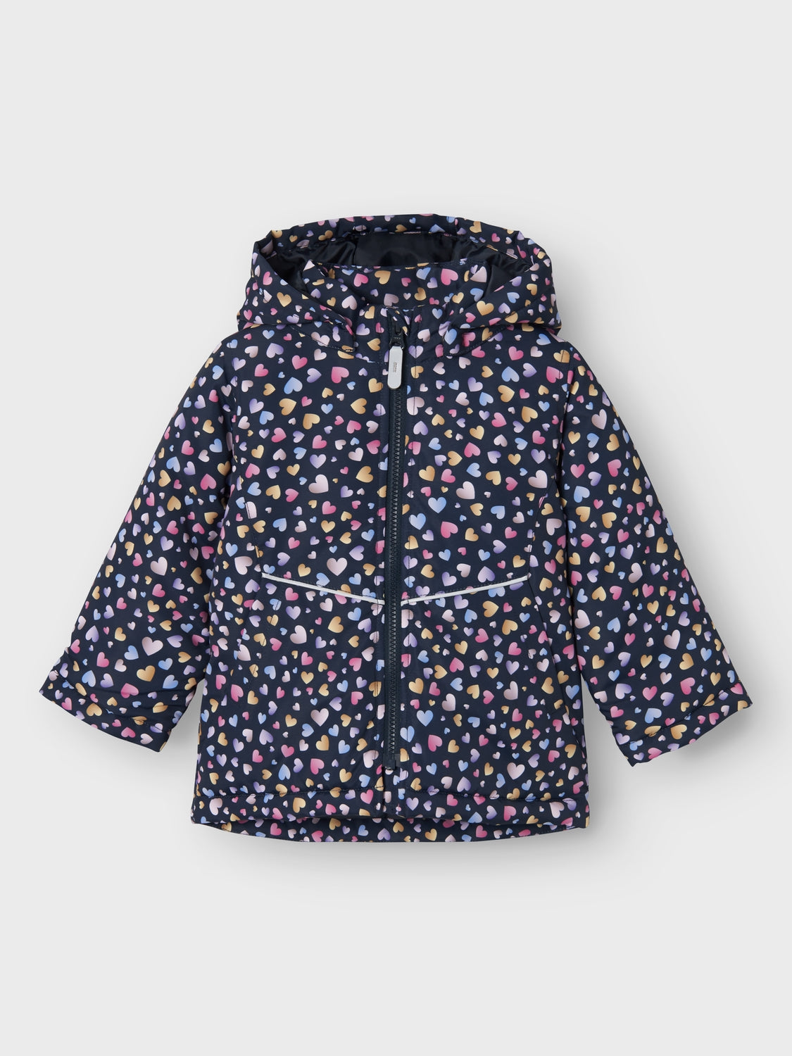 Chaqueta Plumas Corazones Marino
