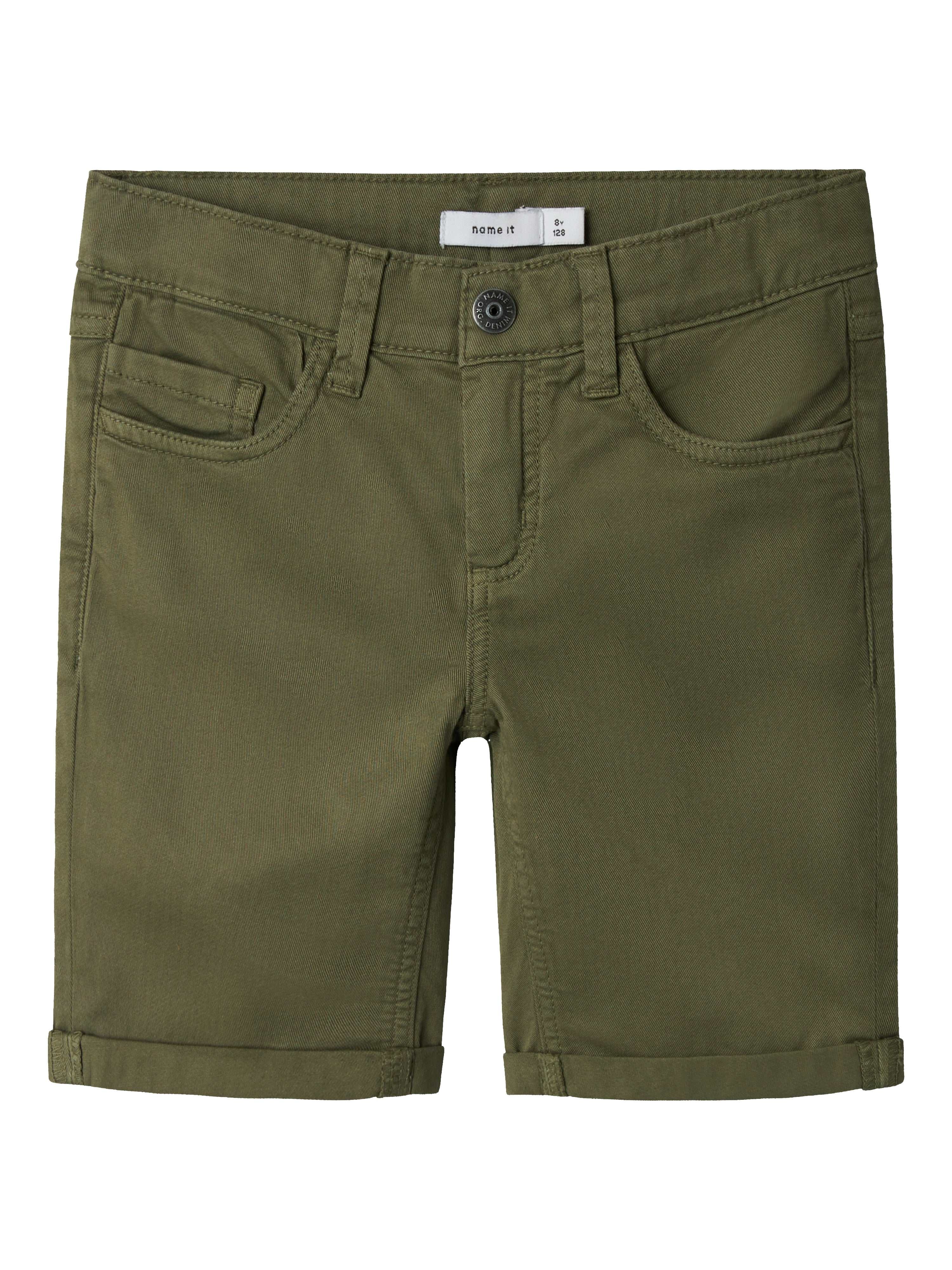 Short Dobladillo Verde Kid