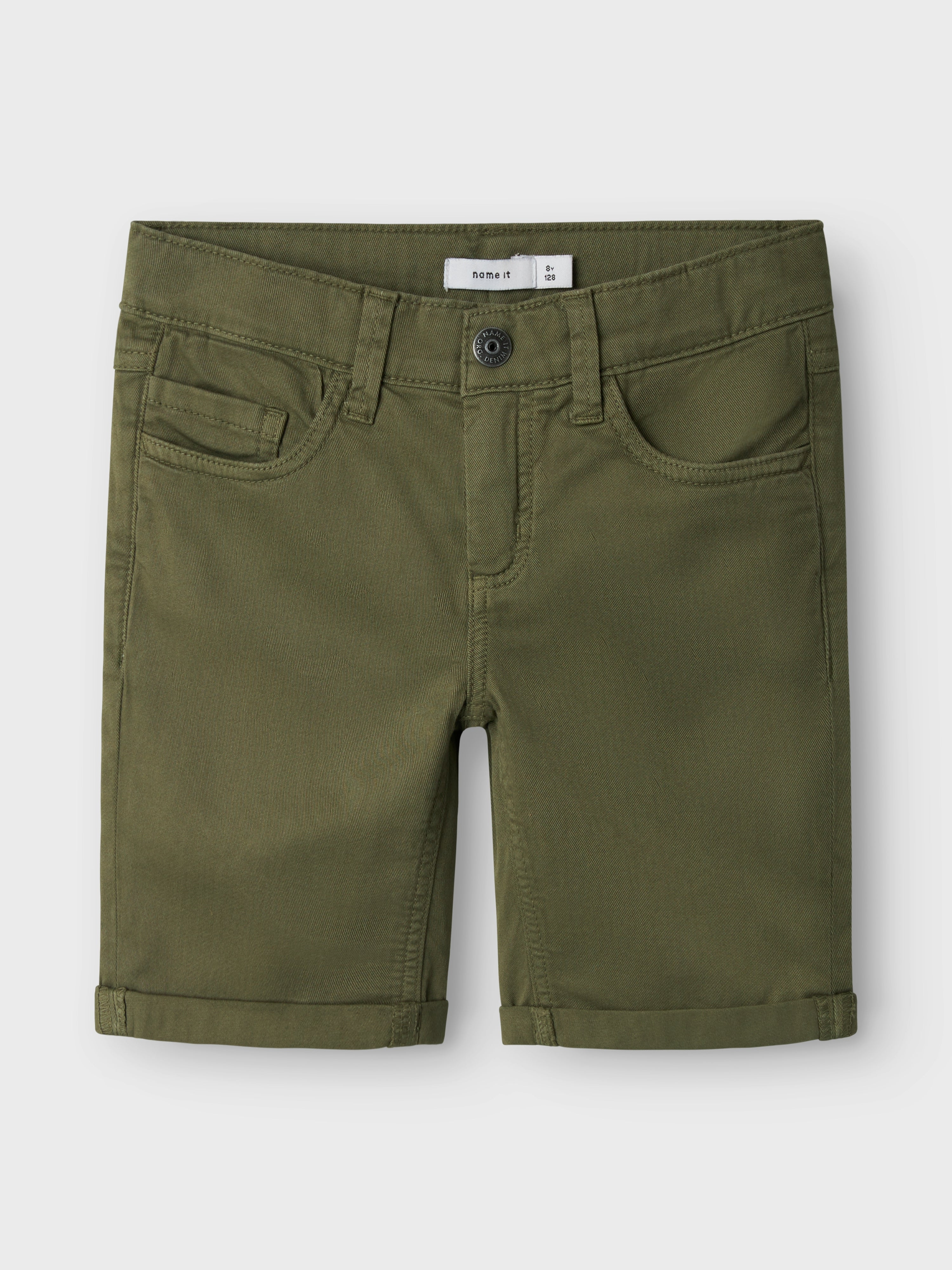 Short Dobladillo Verde Kid