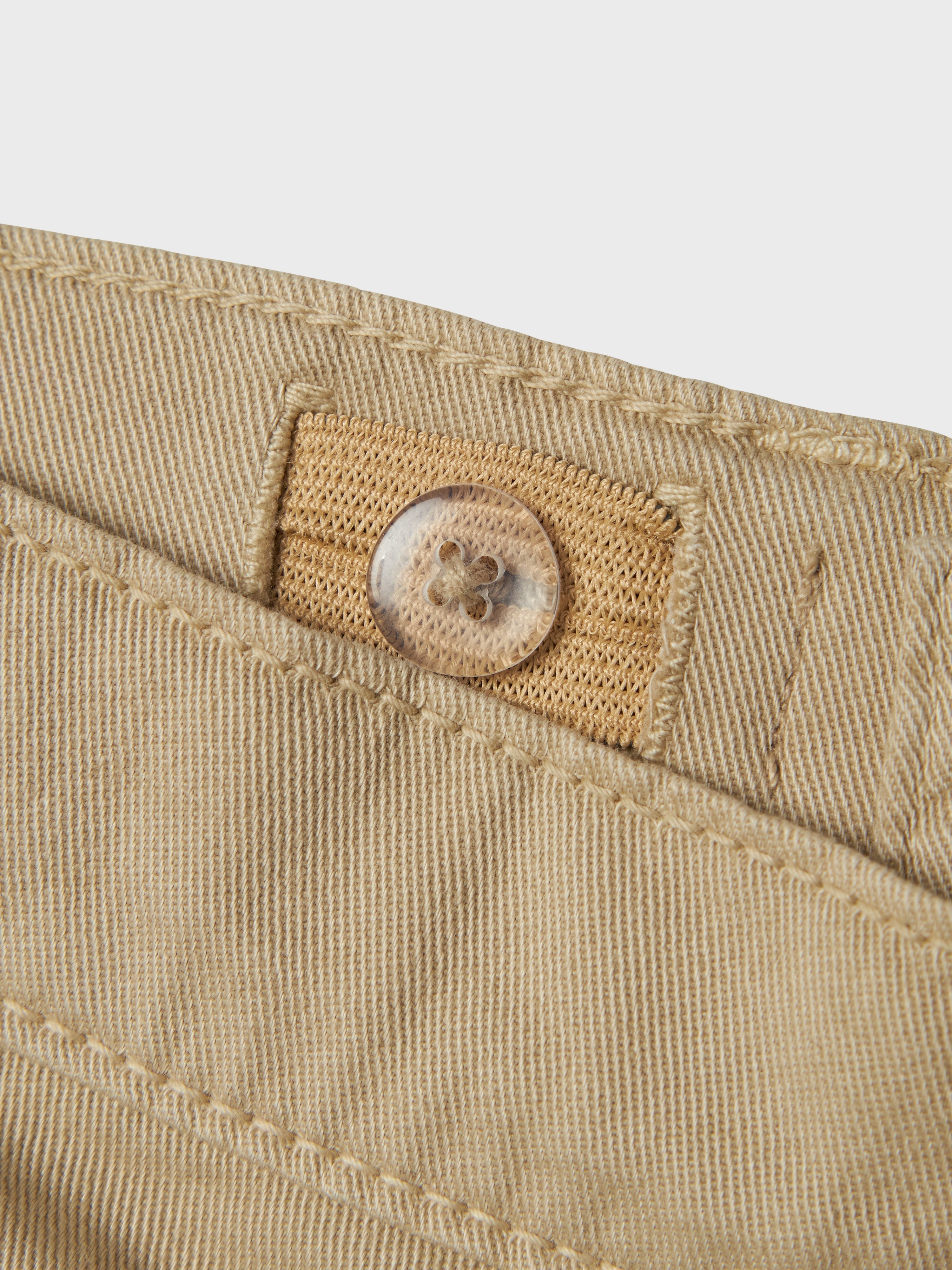 Short Dobladillo Beige Mini