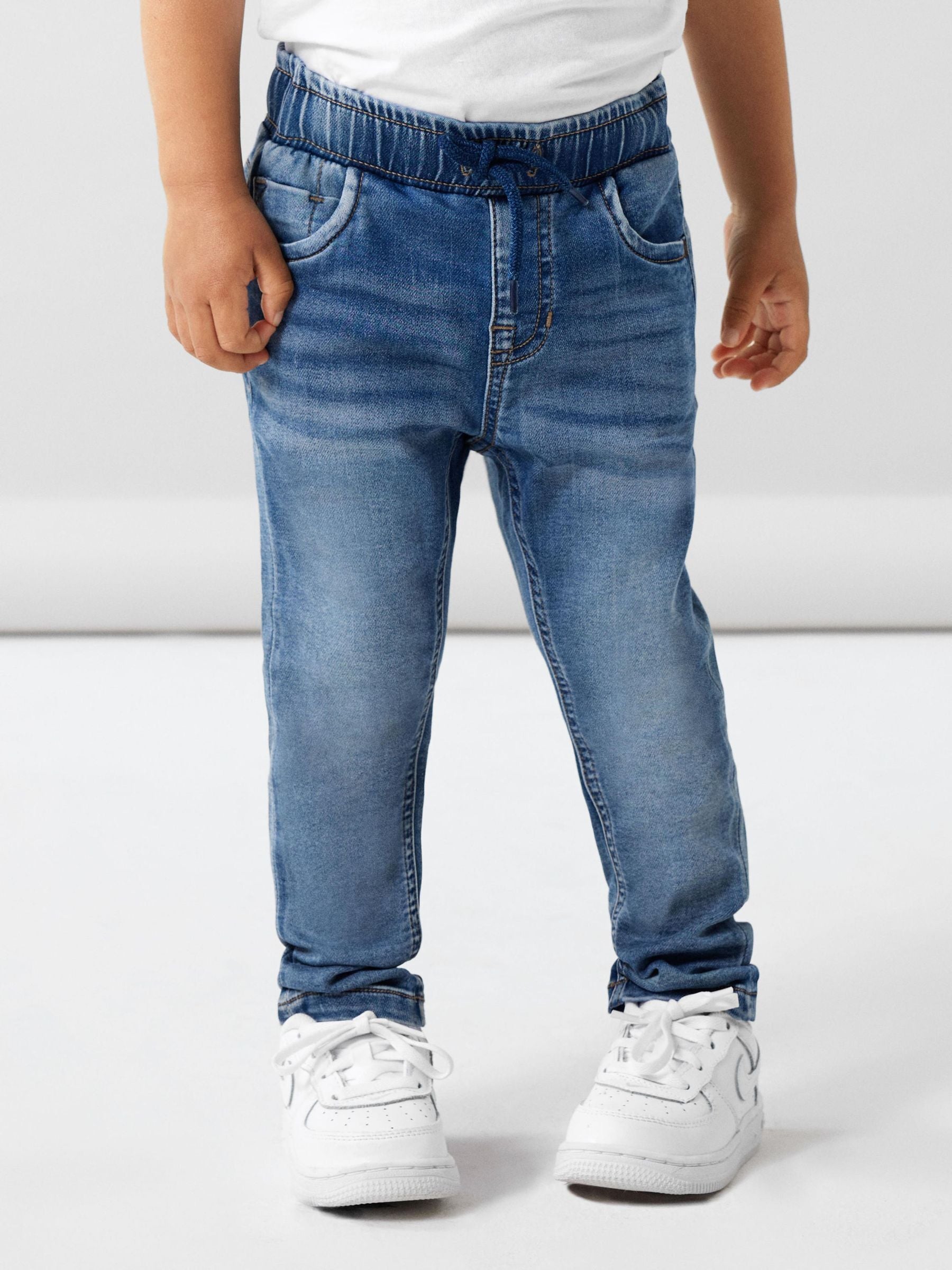 Jeans Elástico Junior Medium Blue