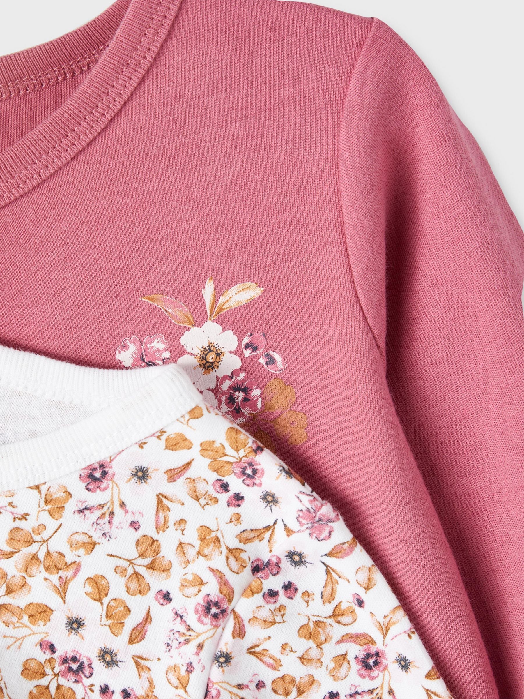Pack2 Pijama Floral Bebé