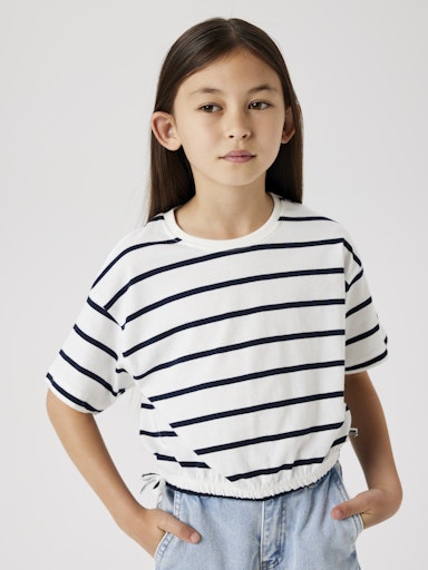 Camiseta Crop Rayas Kid