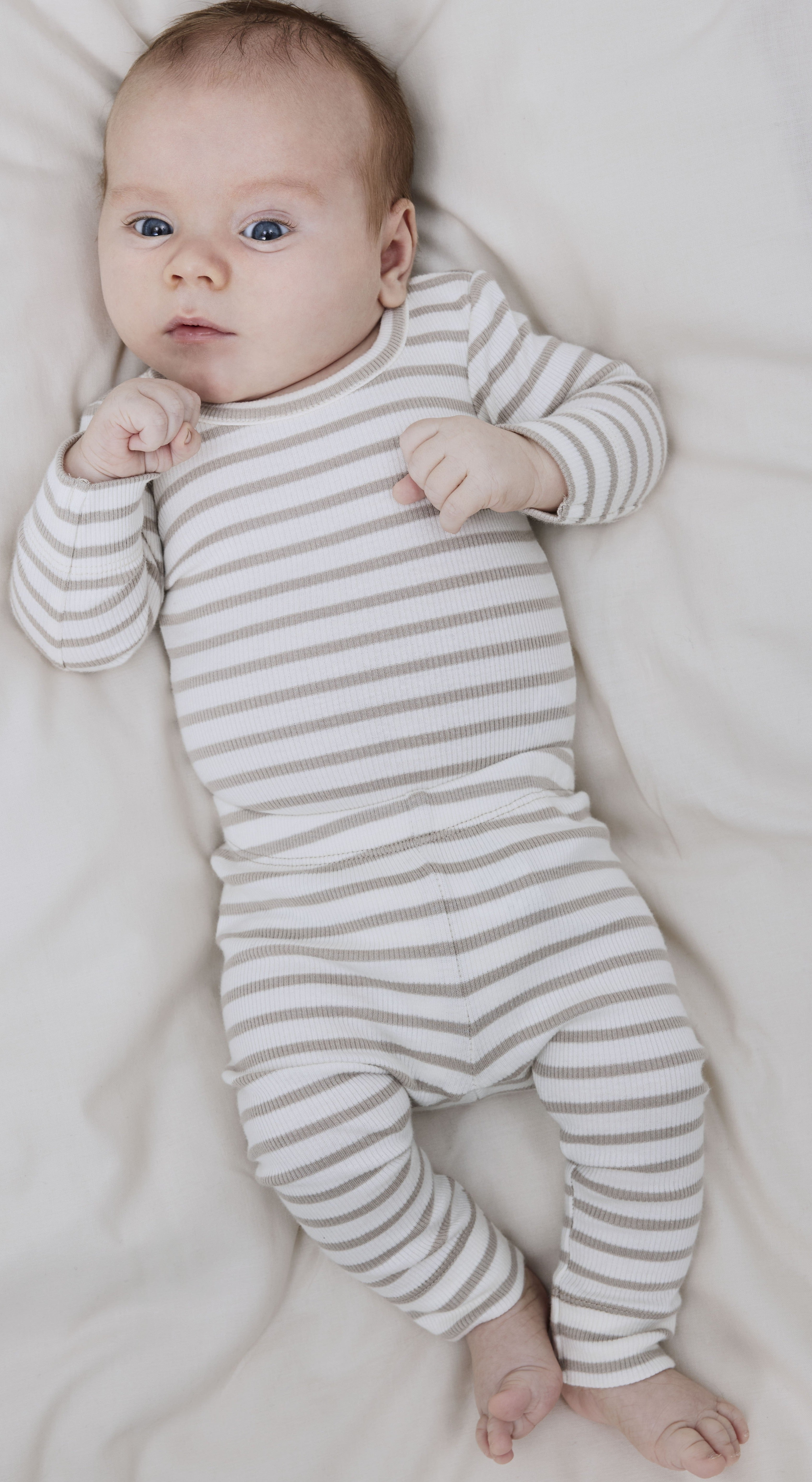 Body Rayas Canalé Bebé Beige