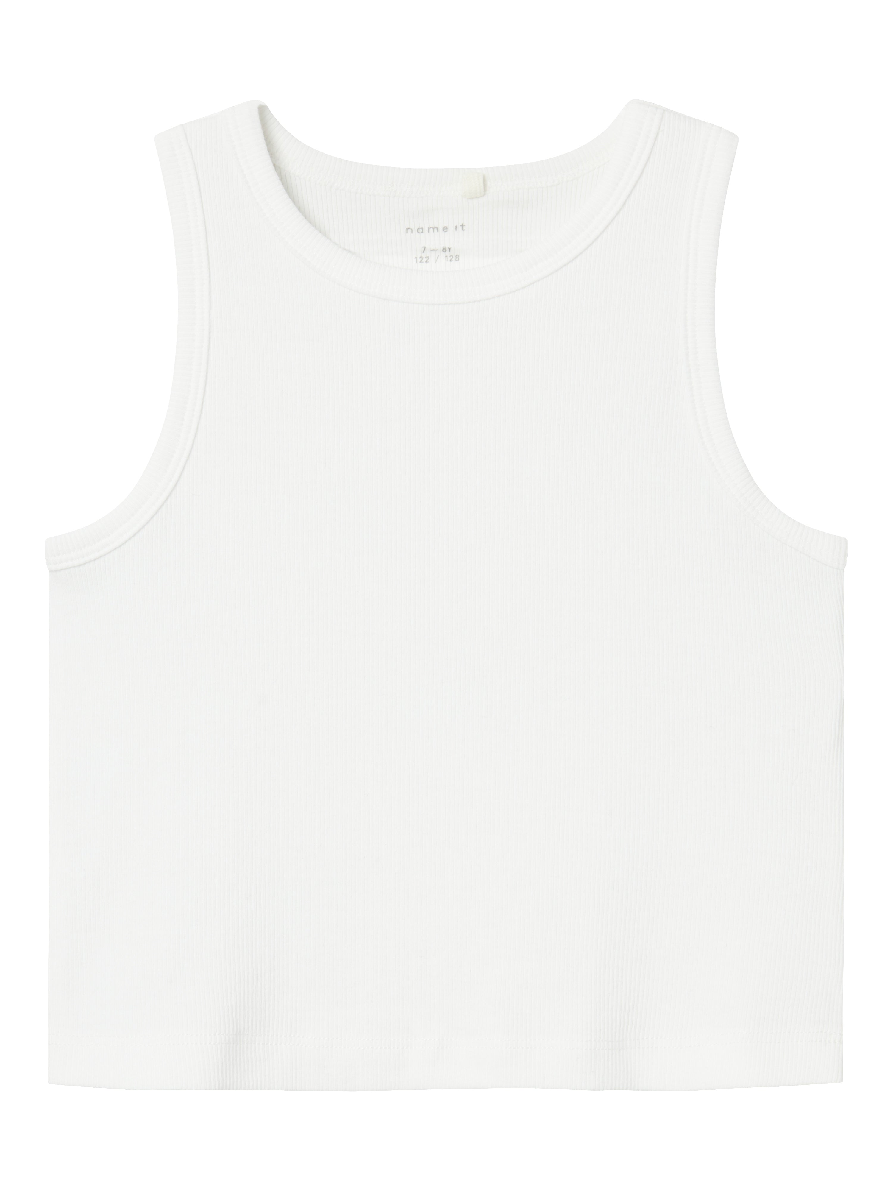 Top Canalé Blanco Kid