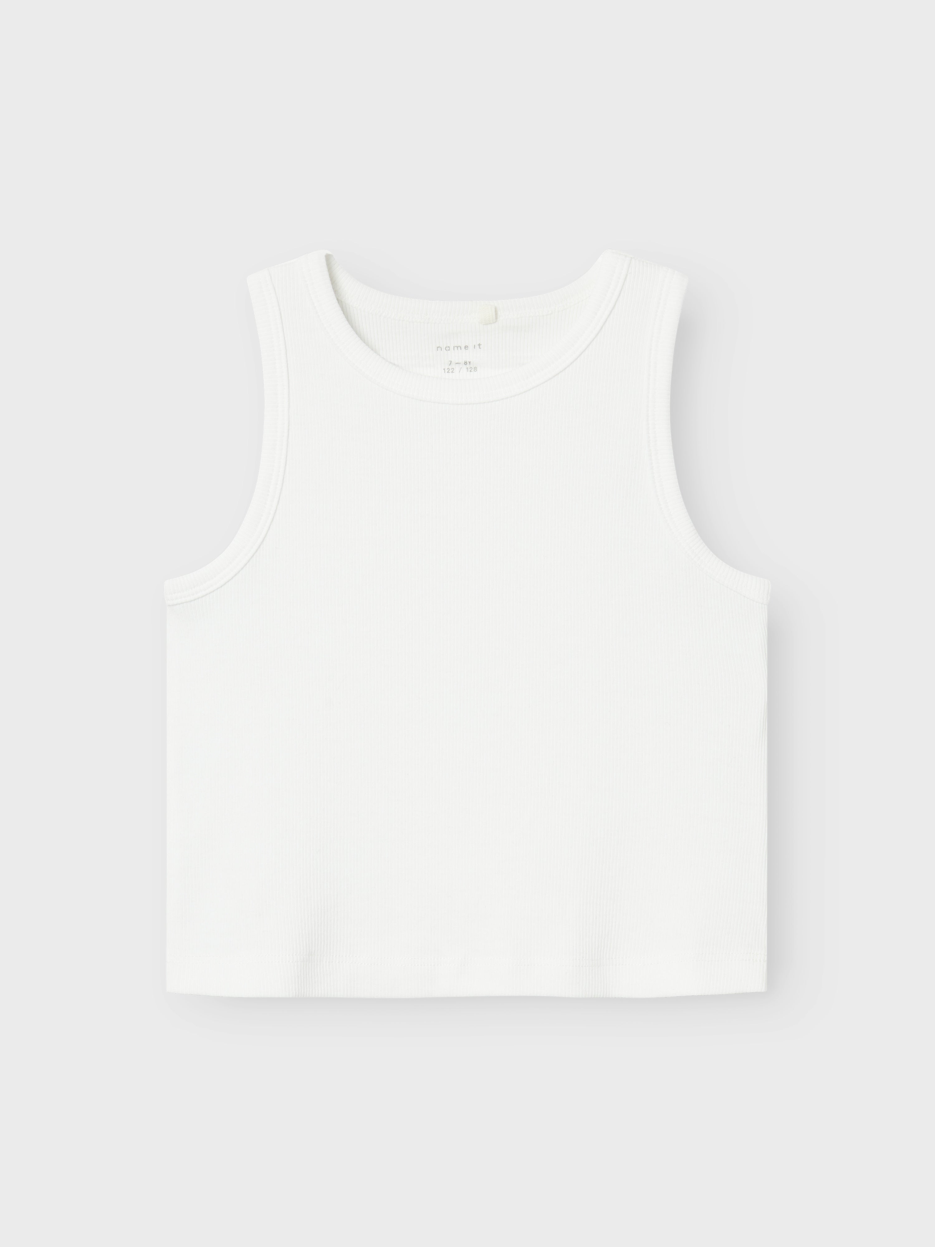 Top Canalé Blanco Kid