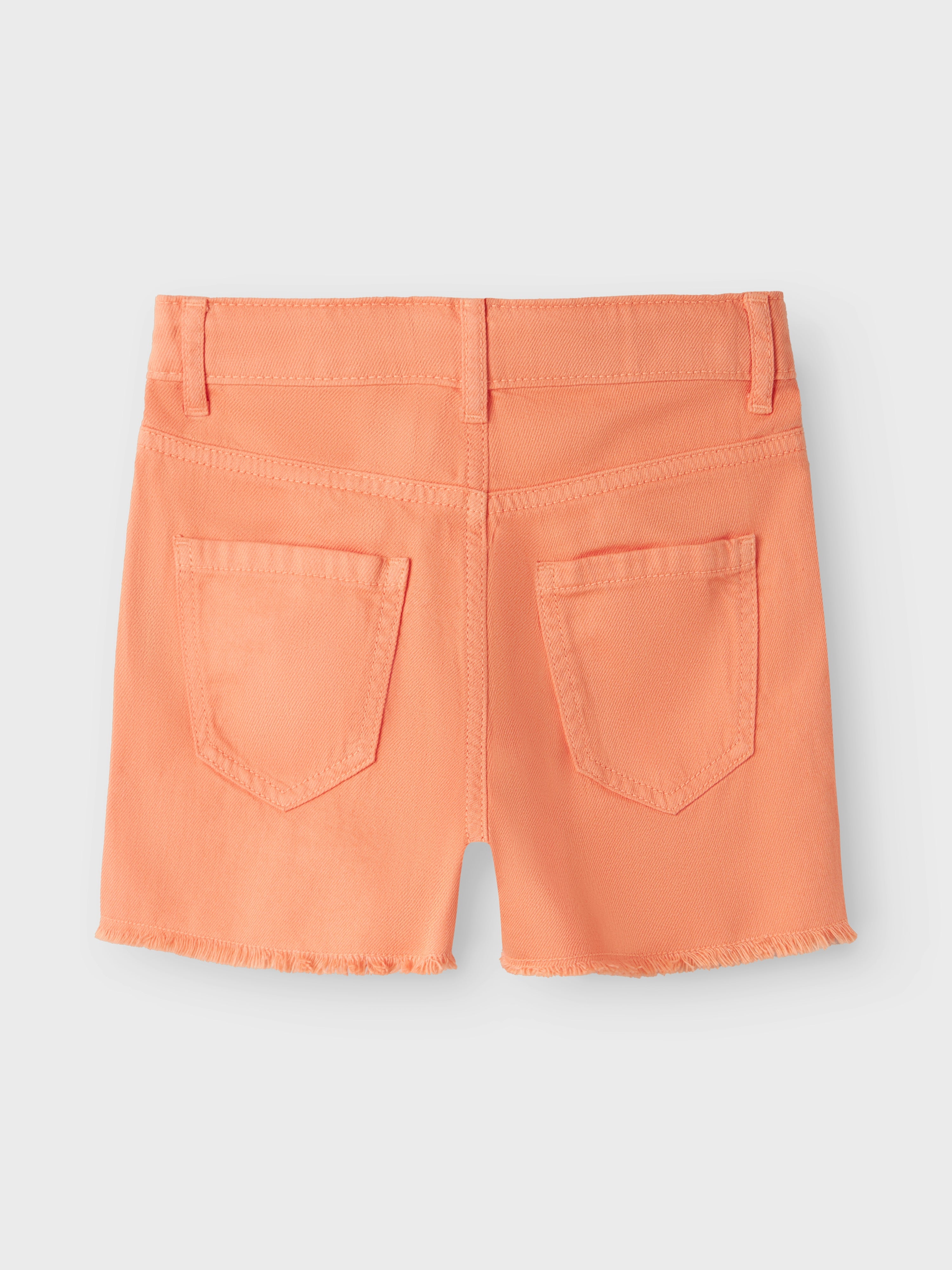 Short Vaquero Deshilachado Salmon Mini