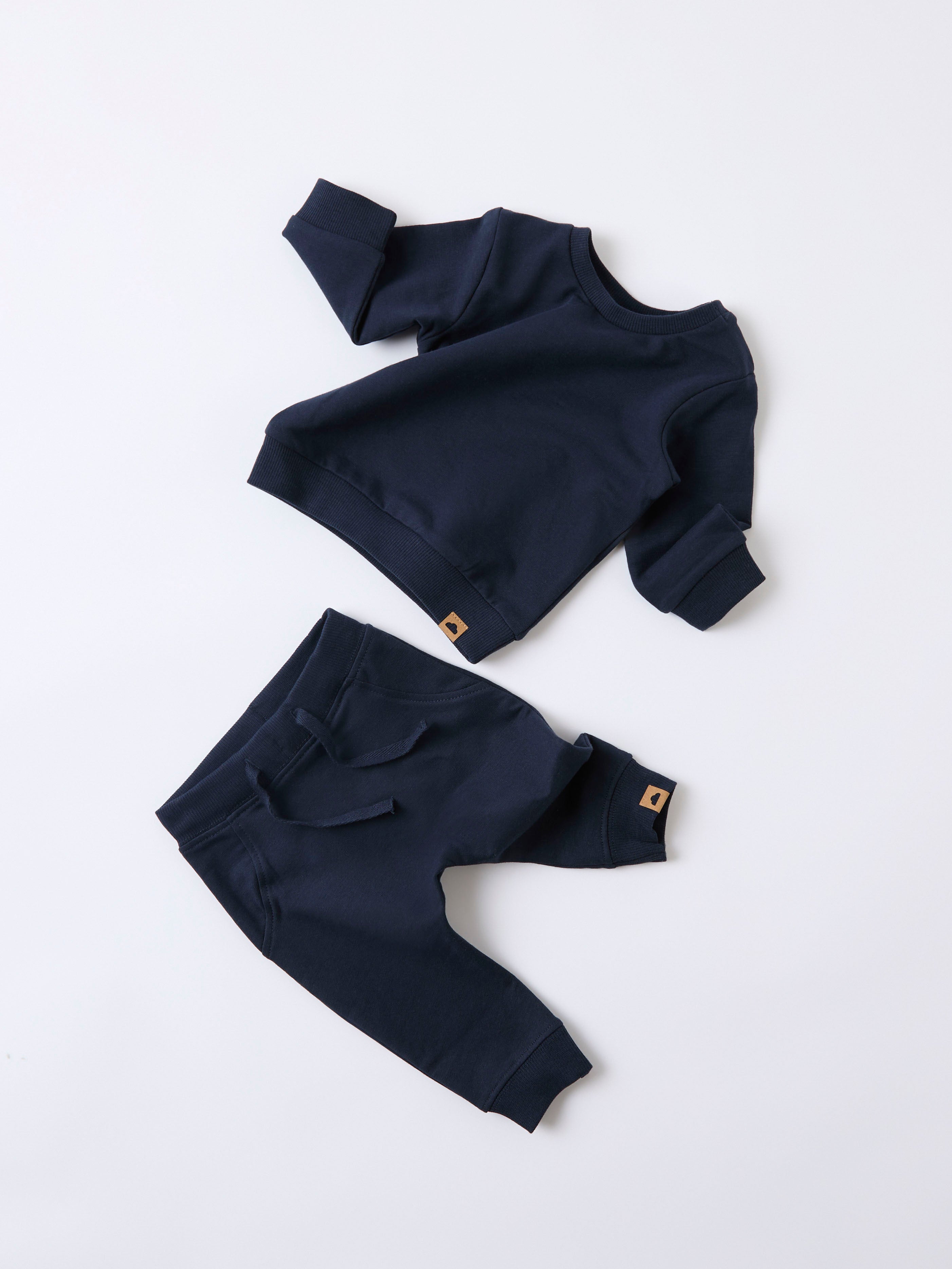 Sudadera Lisa Bebé Marino