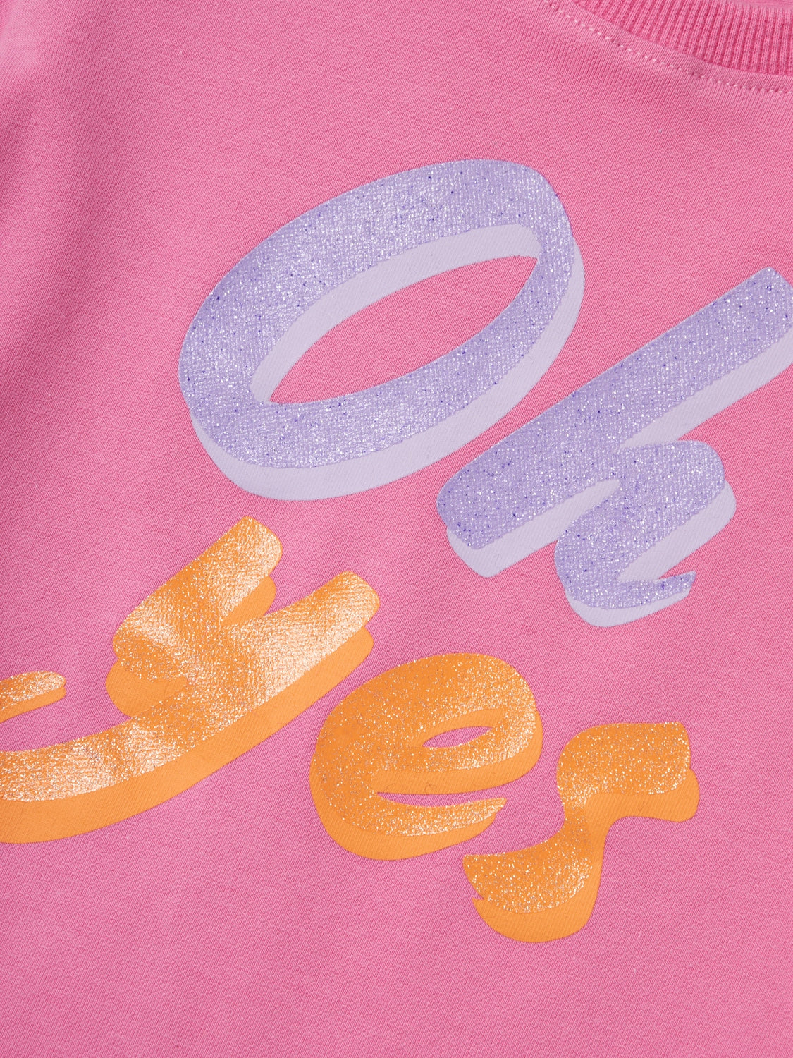 Camiseta Oh Yes Fucsia