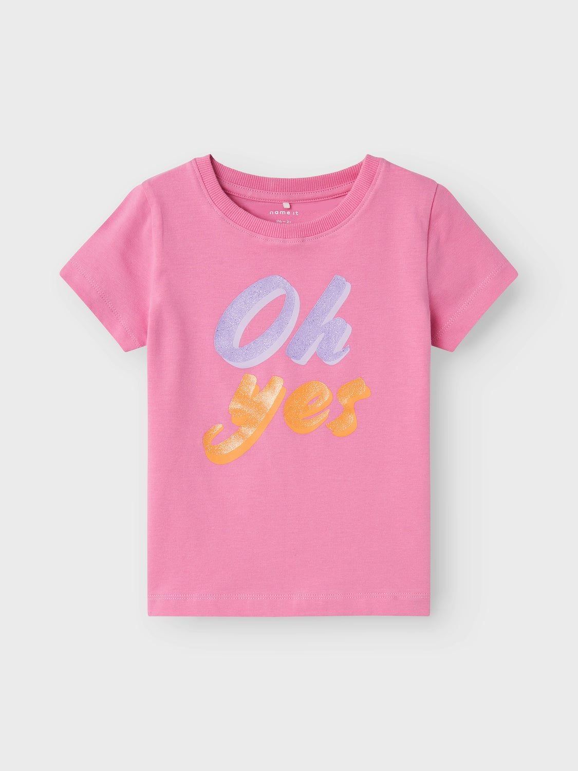 Camiseta Oh Yes Fucsia