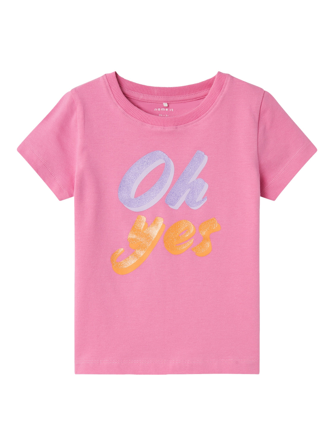 Camiseta Oh Yes Fucsia